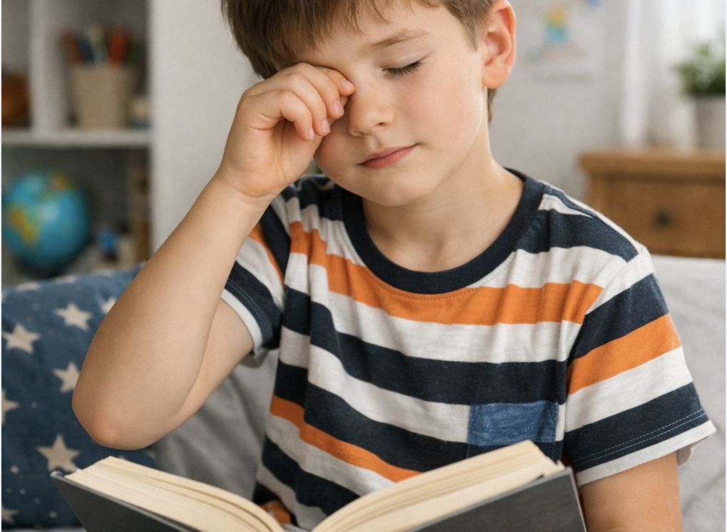5 segnali che il problema visivo di tuo figlio non riguarda solo gli occhi