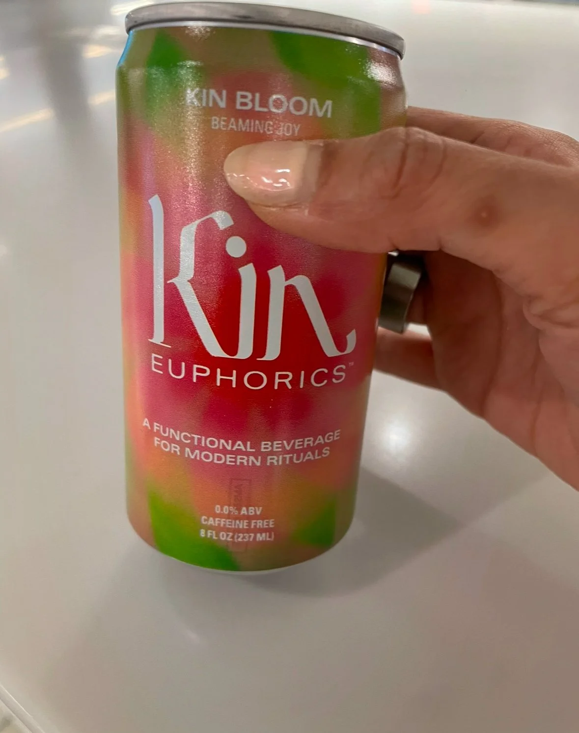 A non-alcoholic spirit infused with adaptogens and nootropics to enhance mood and relaxation—an elevated way to unwind.