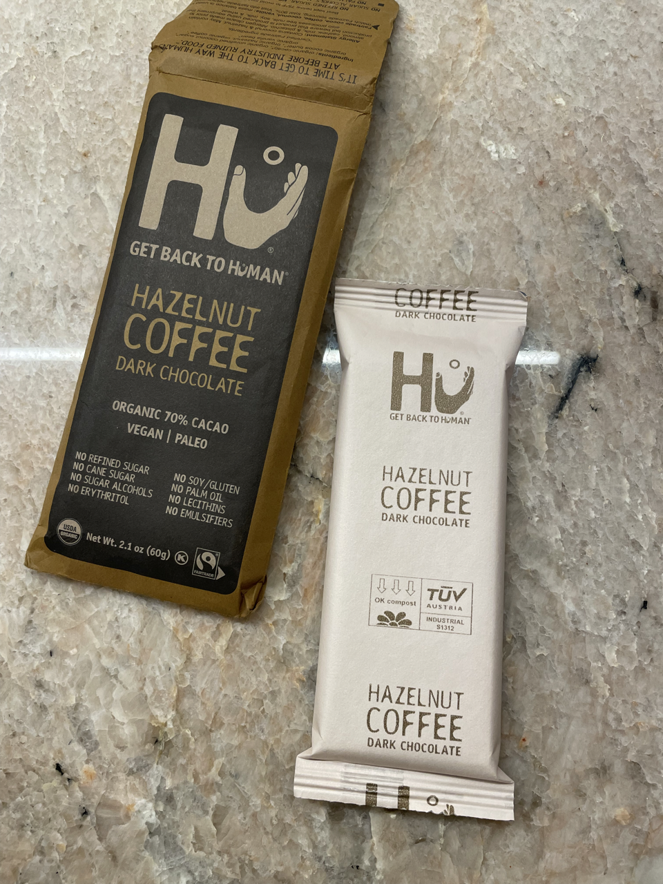 Simple, organic, and free from refined sugars or additives—Hu’s dark chocolate is a staple for mindful indulgence without compromise. Their nut butter dark chocolate bars are so smooth and you can literally taste the quality difference.