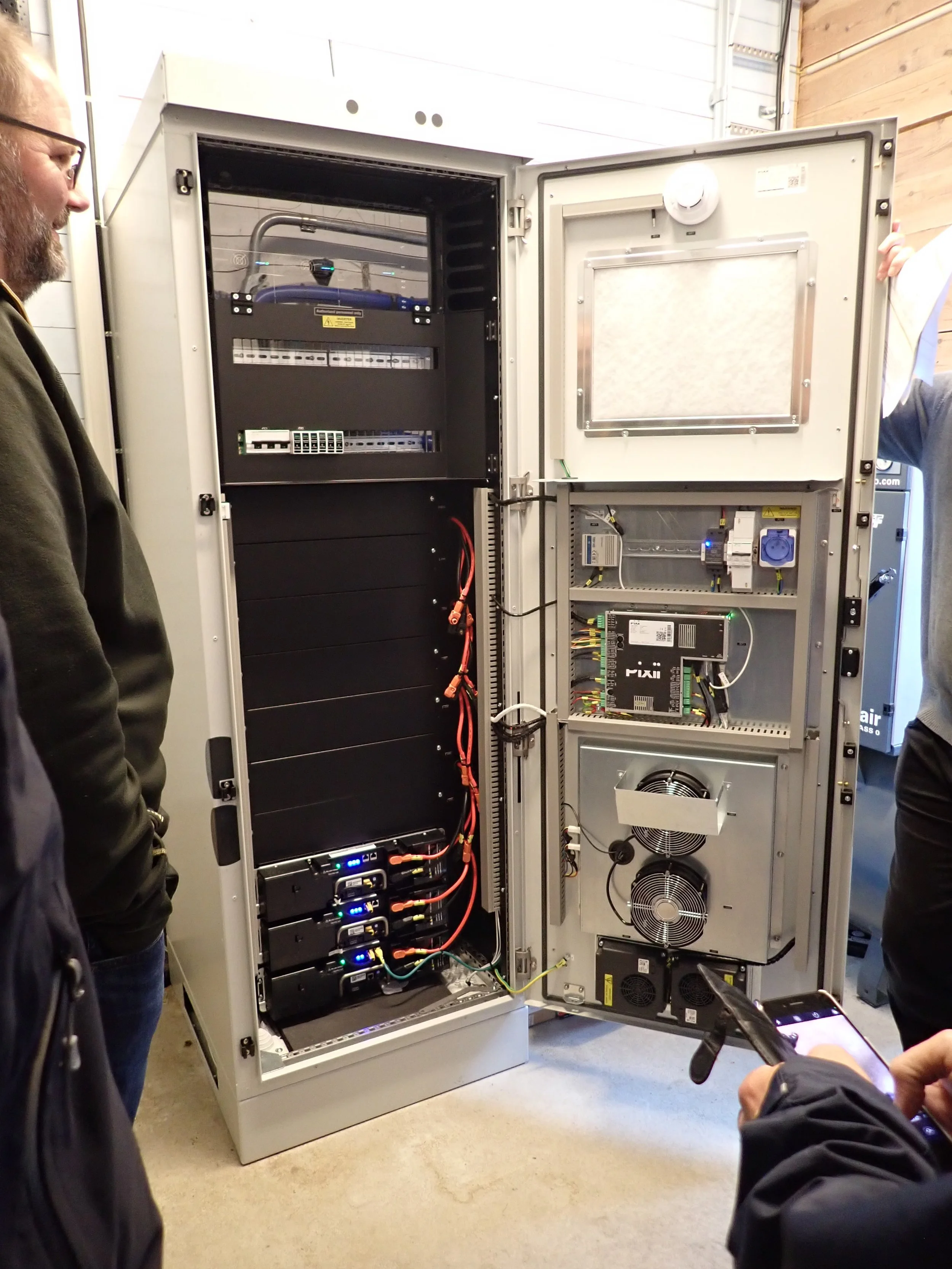 Batteripakken lagrer solstrøm