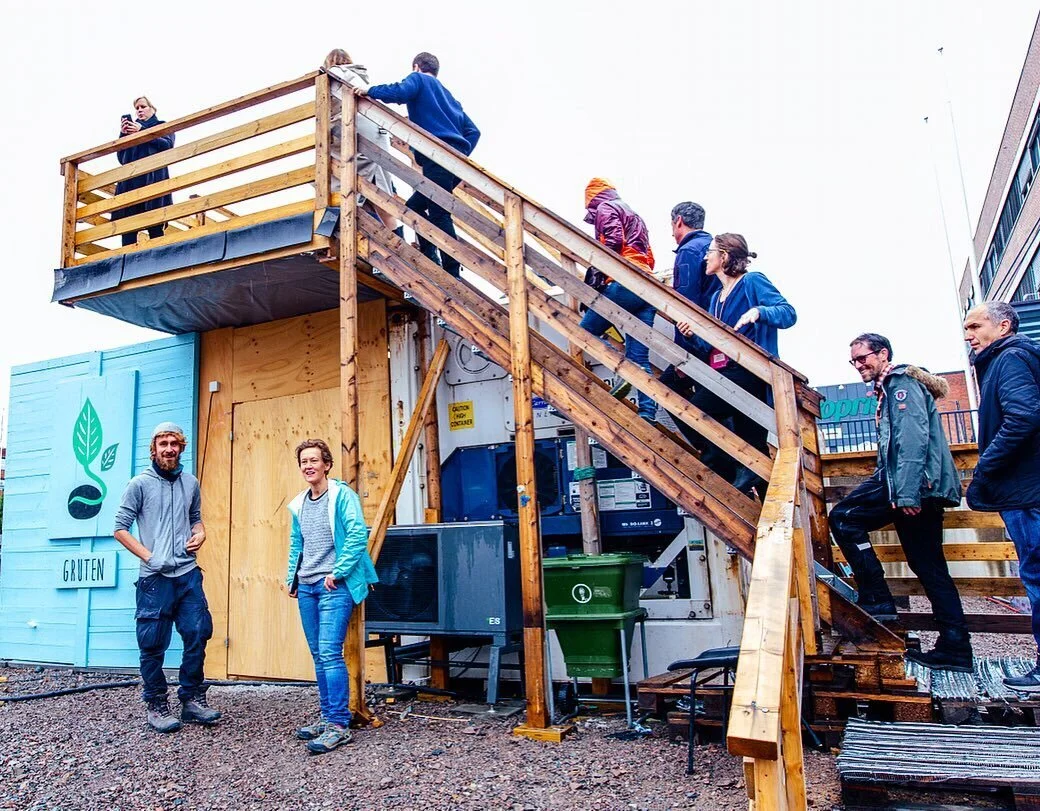  I Grutens containerfarm på Vollebekk dyrkes det 150 kg gourmetsopp i måneden 