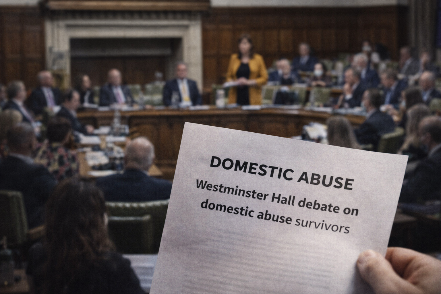 Parliament’s latest domestic abuse debate makes the point