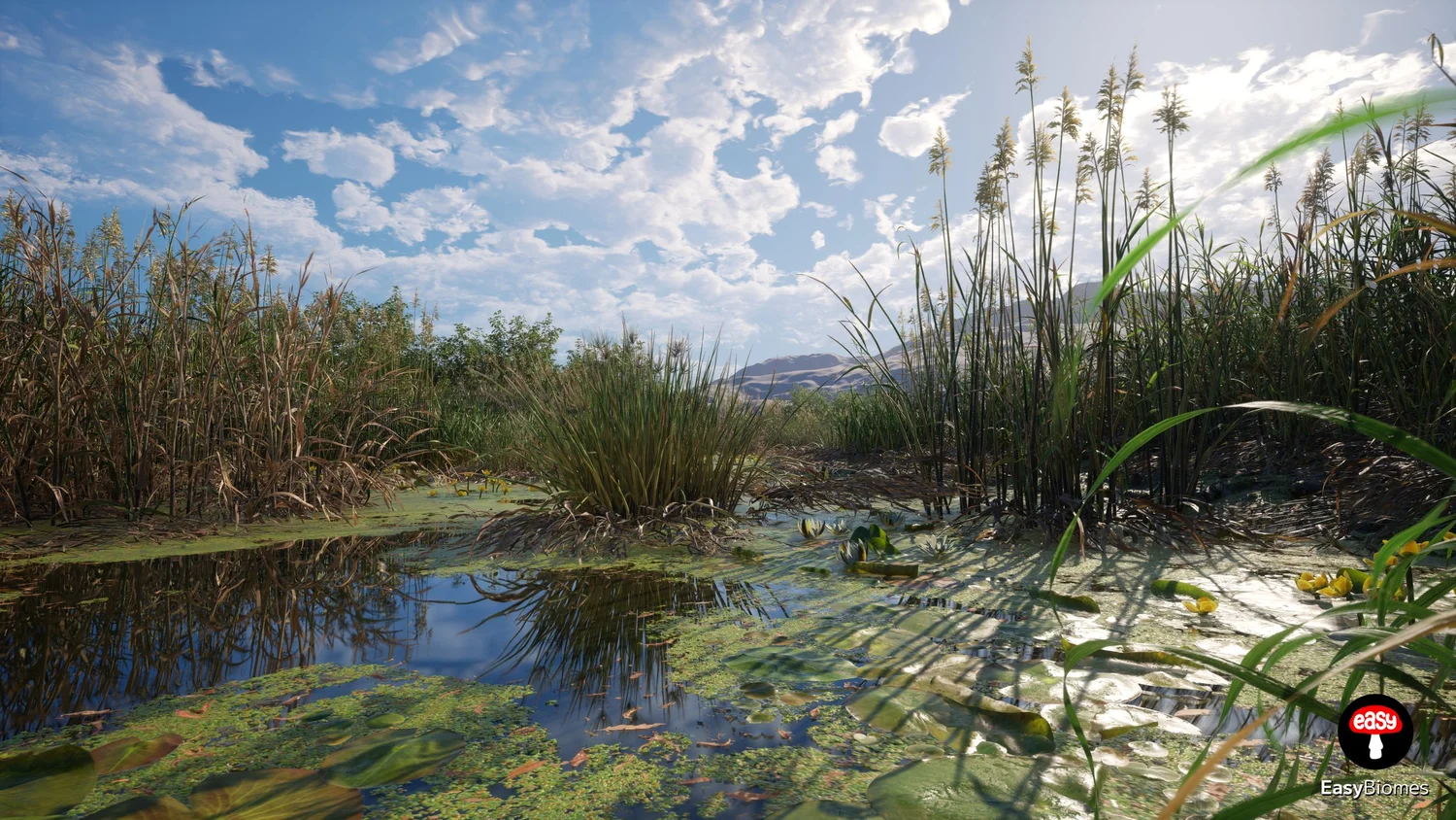 Procedural river biome asset for FAB marketplace and Unreal Engine 5