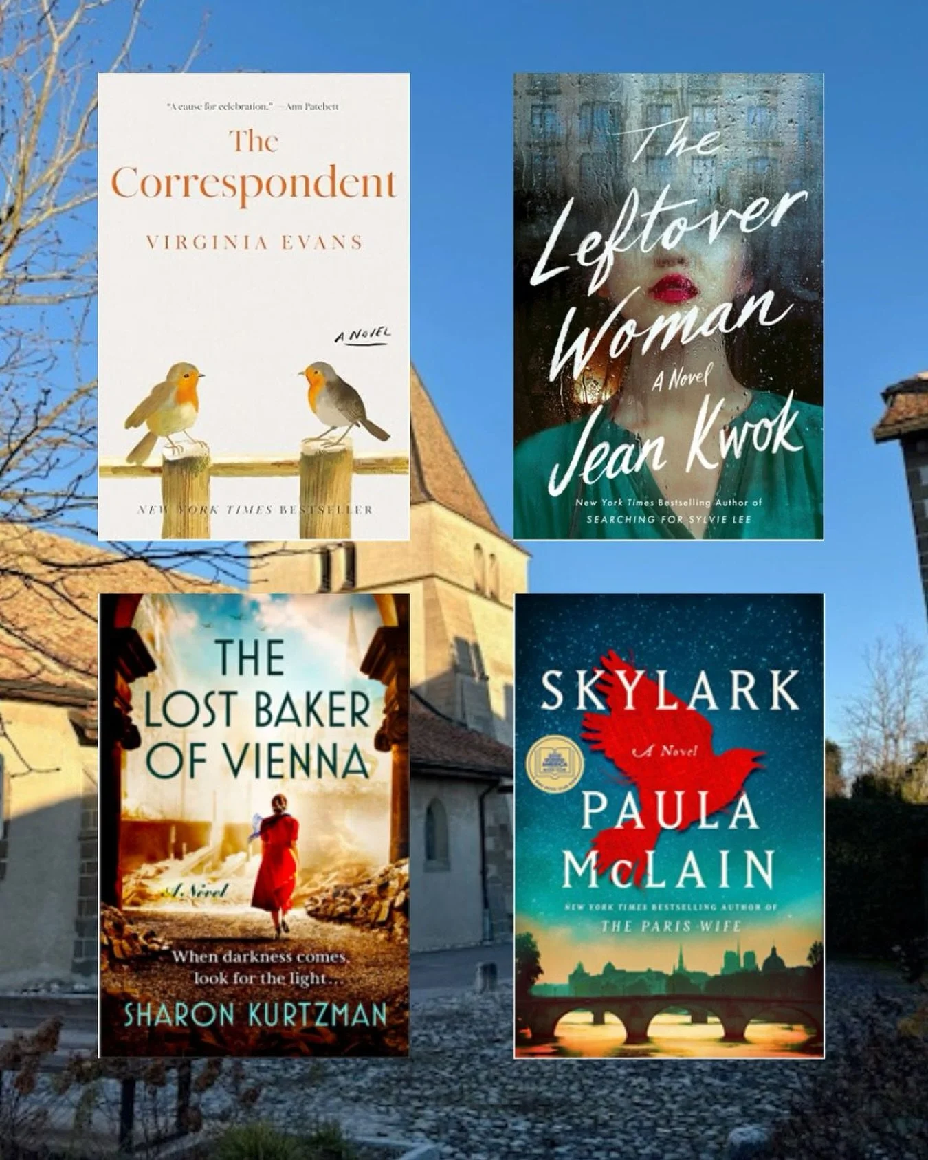 January reads: I liked them all but if I had to choose a favorite it&rsquo;s #skylark by #paulamclain. Love the dual timelines (1664 and 1939), the present tense narrative and the gorgeous imagery that brings these stories set in Paris to life. Have 