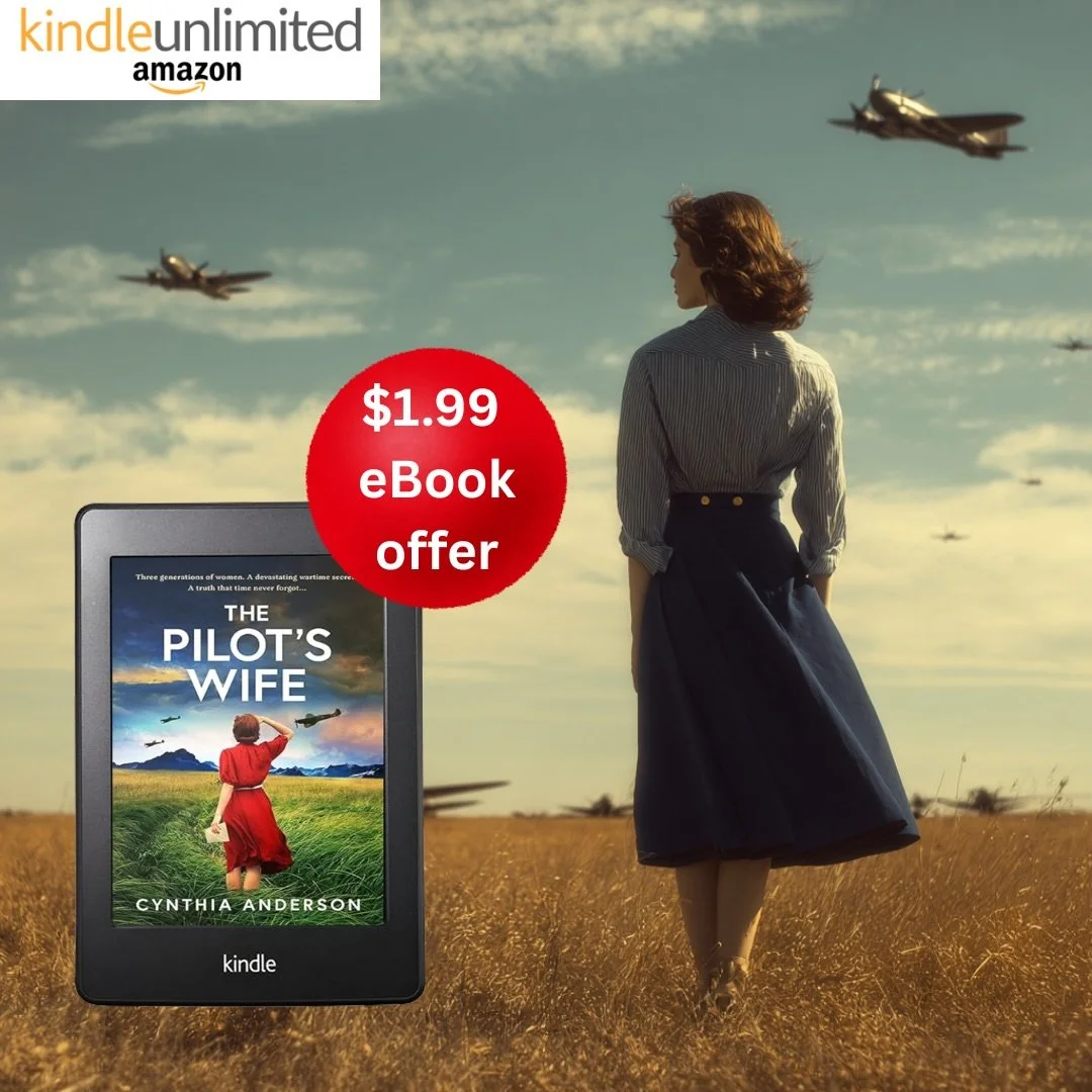 If you&rsquo;re in the U.S., The Pilot&rsquo;s Wife is on special offer today: only $1.99 for the eBook! ✈️🇨🇭📚Click on the link in my bio! #ebooksale #historicalfictionww2 #thepilotswife
