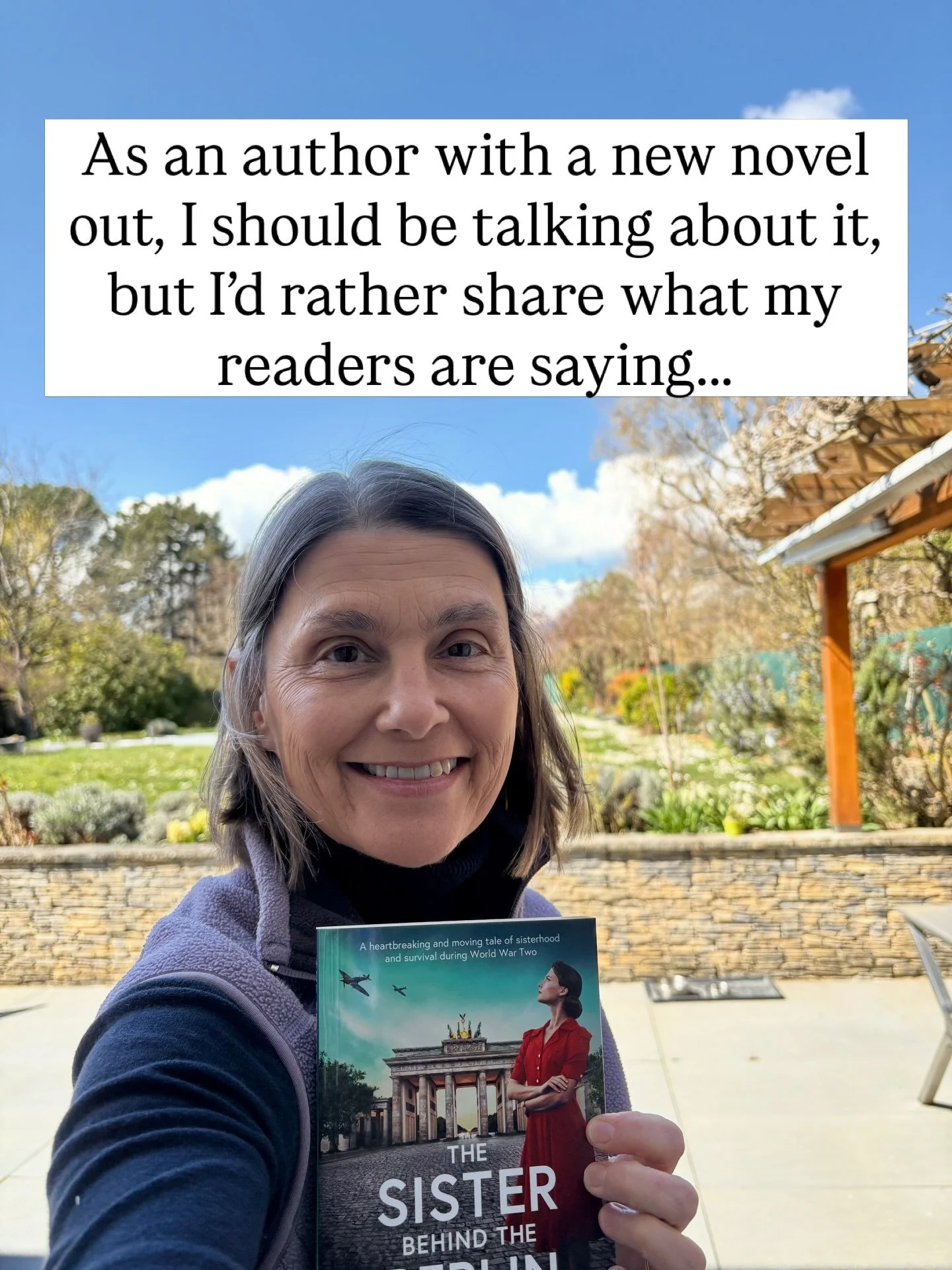 Thanks to all the wonderful readers who have left a review of THE SISTER BEHIND THE BERLIN WALL. Reviews are the best way to support authors because they help readers find our work! I&rsquo;ll be posting a book club guide about the novel on my websit