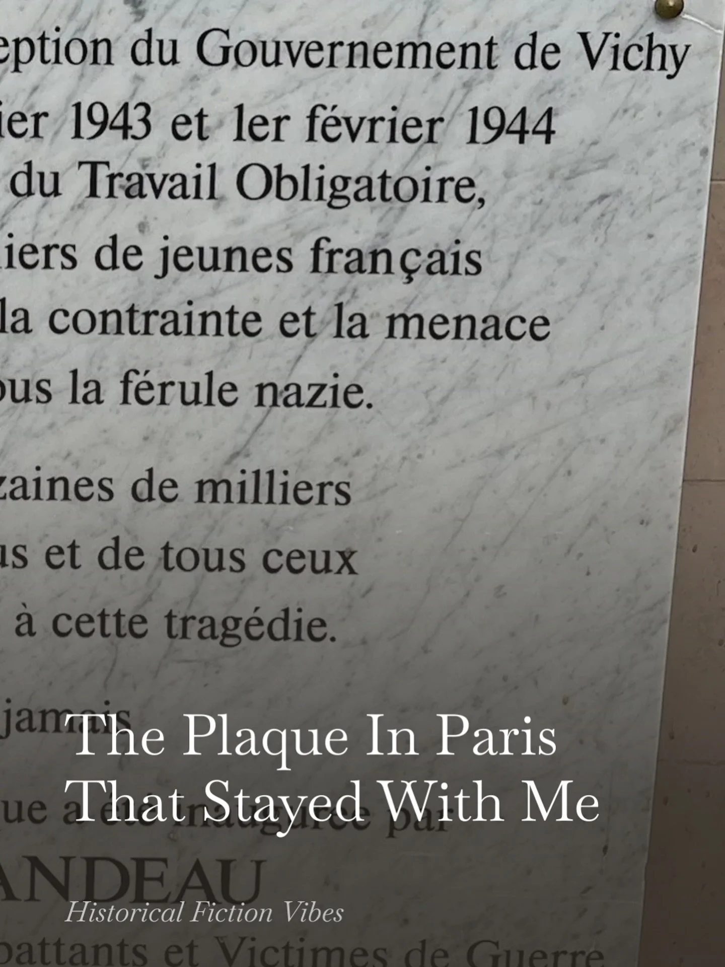 In my April newsletter I discuss a plaque in Paris that inspired me to write The Sister Behind The Berlin Wall. You can find the link in my bio. #rememberingww2 #sisterhoodnovels #thesisterbehindtheberlinwall #garedelestparis #historicalfictionwwii