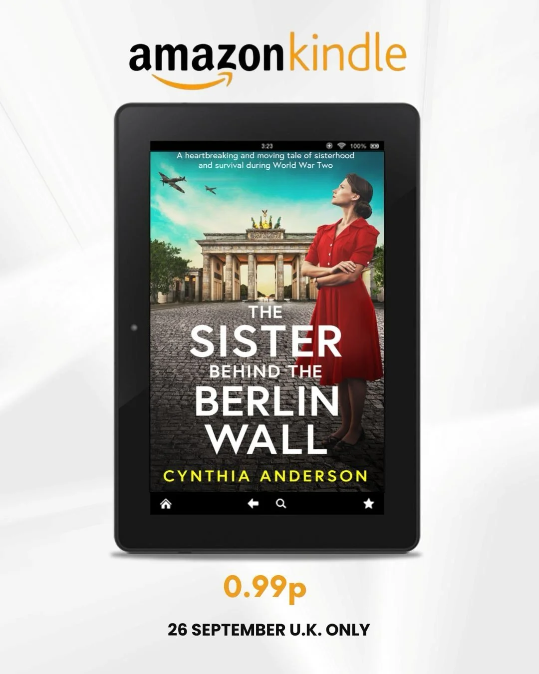 The Sister Behind The Berlin Wall is only .99p in the U.K. today. Click the link in my bio to get it!! #emblabooks #historicalfictionreads #kindledeal #tbrseptember