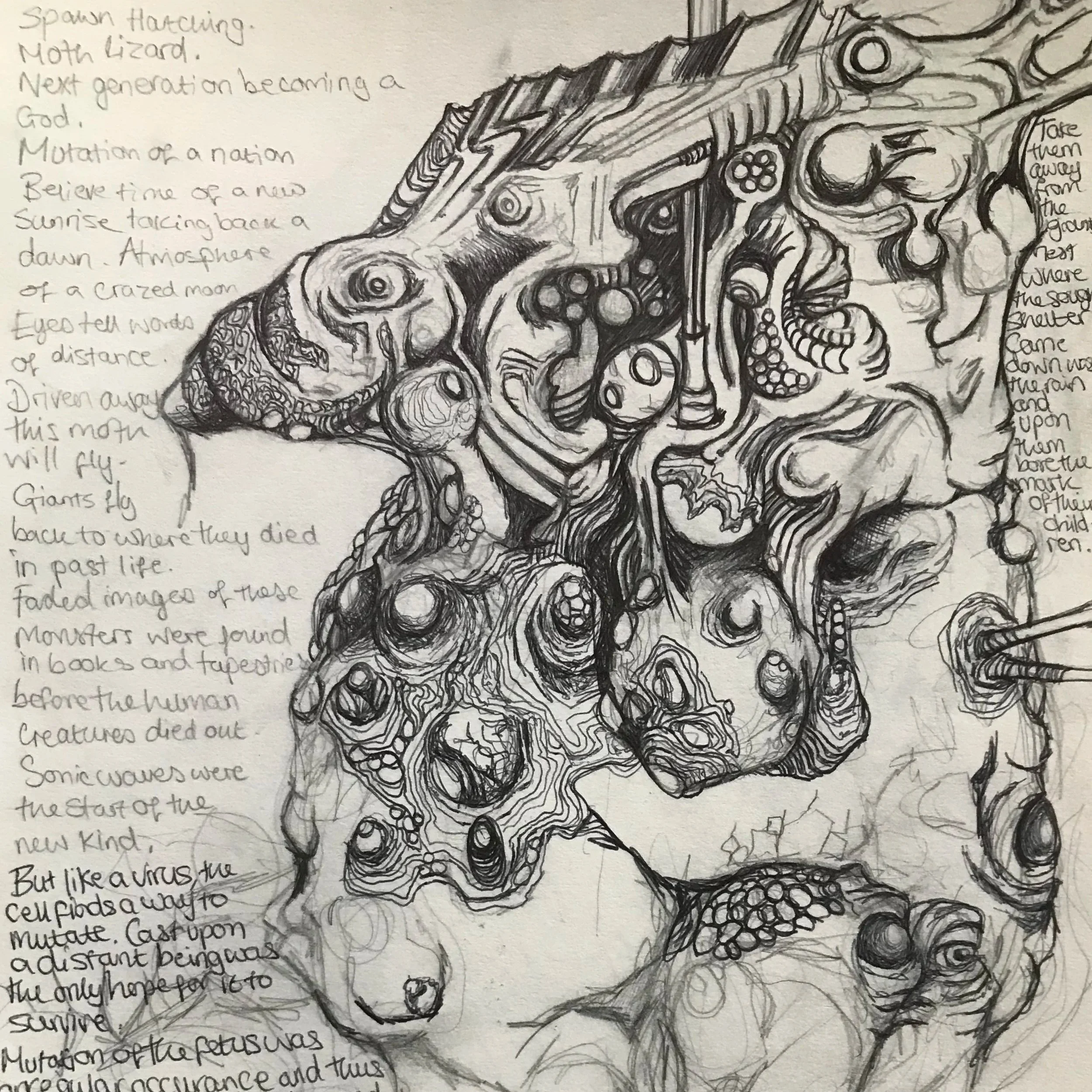 Sketchbook Work 2017-2018