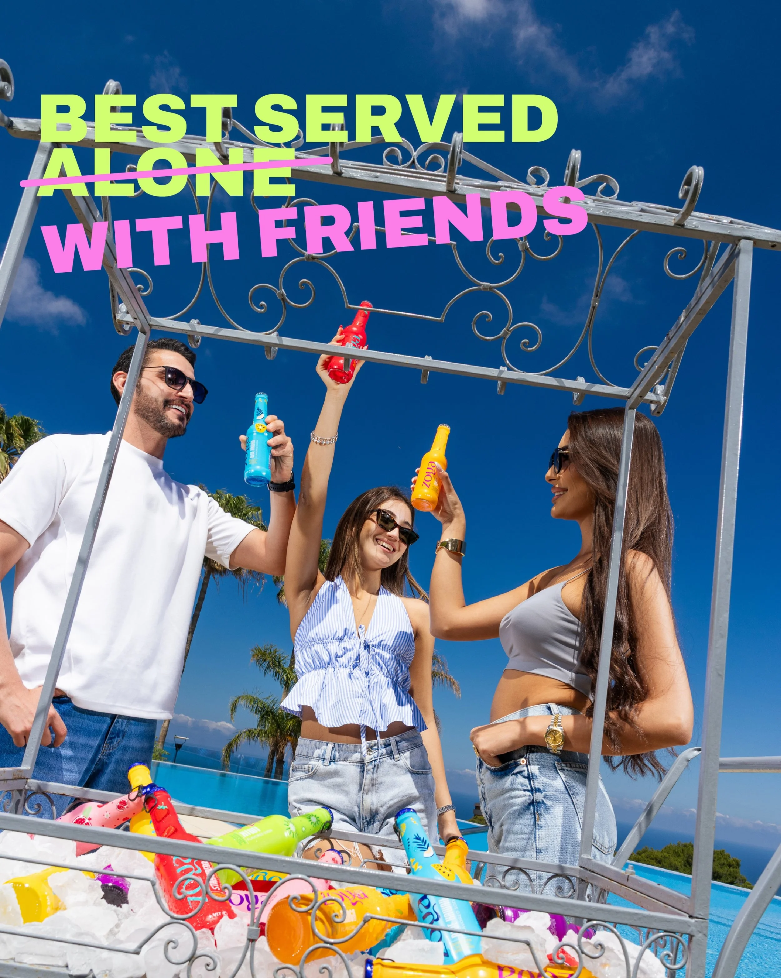 consider this your sign to call the group chat 🤙
#drinkzoya #zoya #damascene #سوريا #groupchat