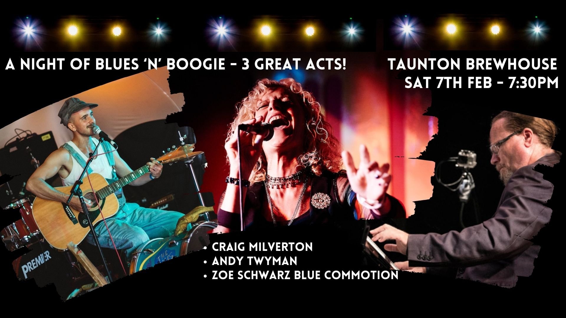 Brewhouse Theatre, Taunton ‘A Night of Blues ‘n’ Boogie - 3 great acts!' 