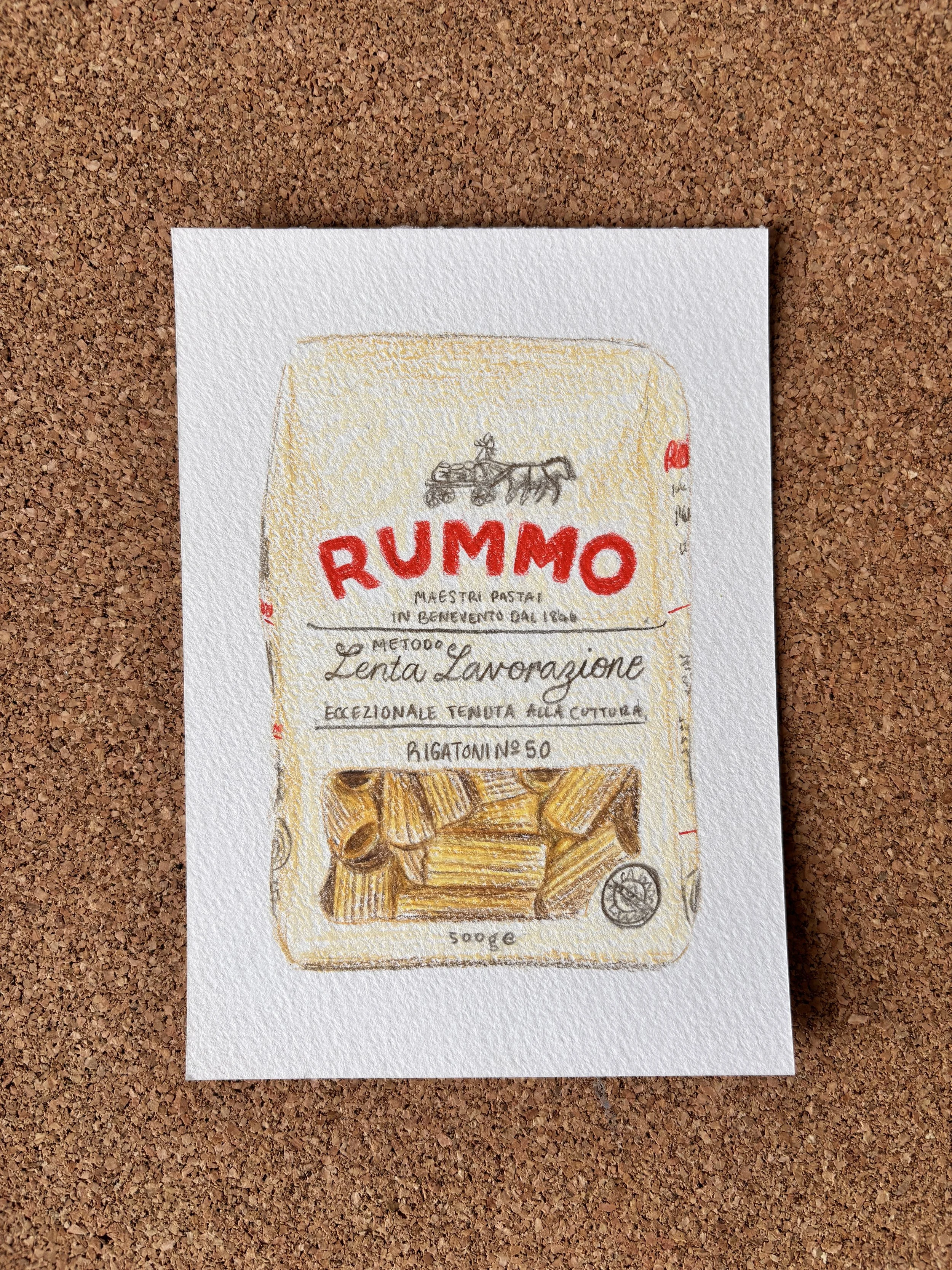 Rummo - A6 Hand-drawn Illustration