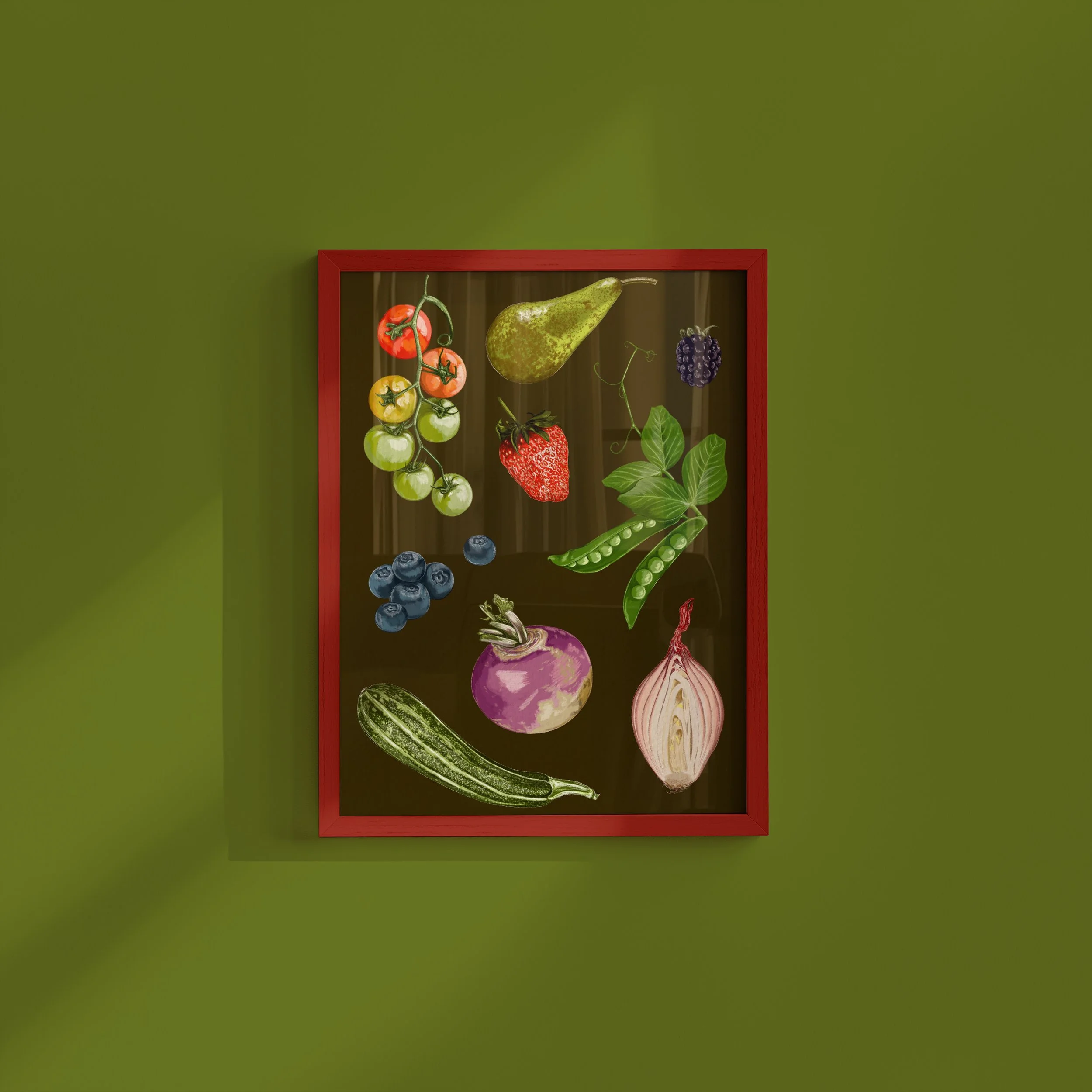 From the garden - Framed Image A3.jpg