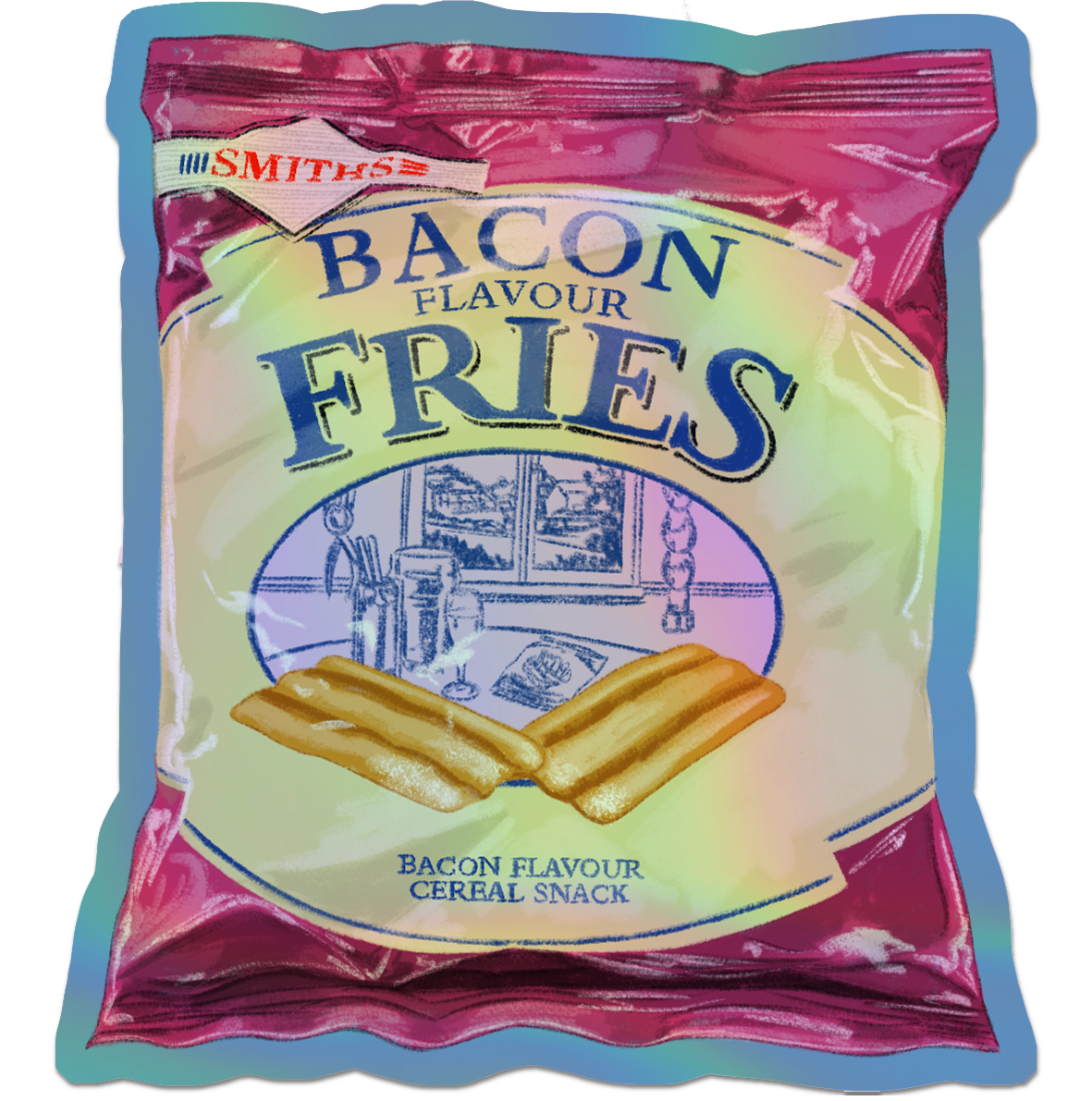 Bacon Fries - Sticker