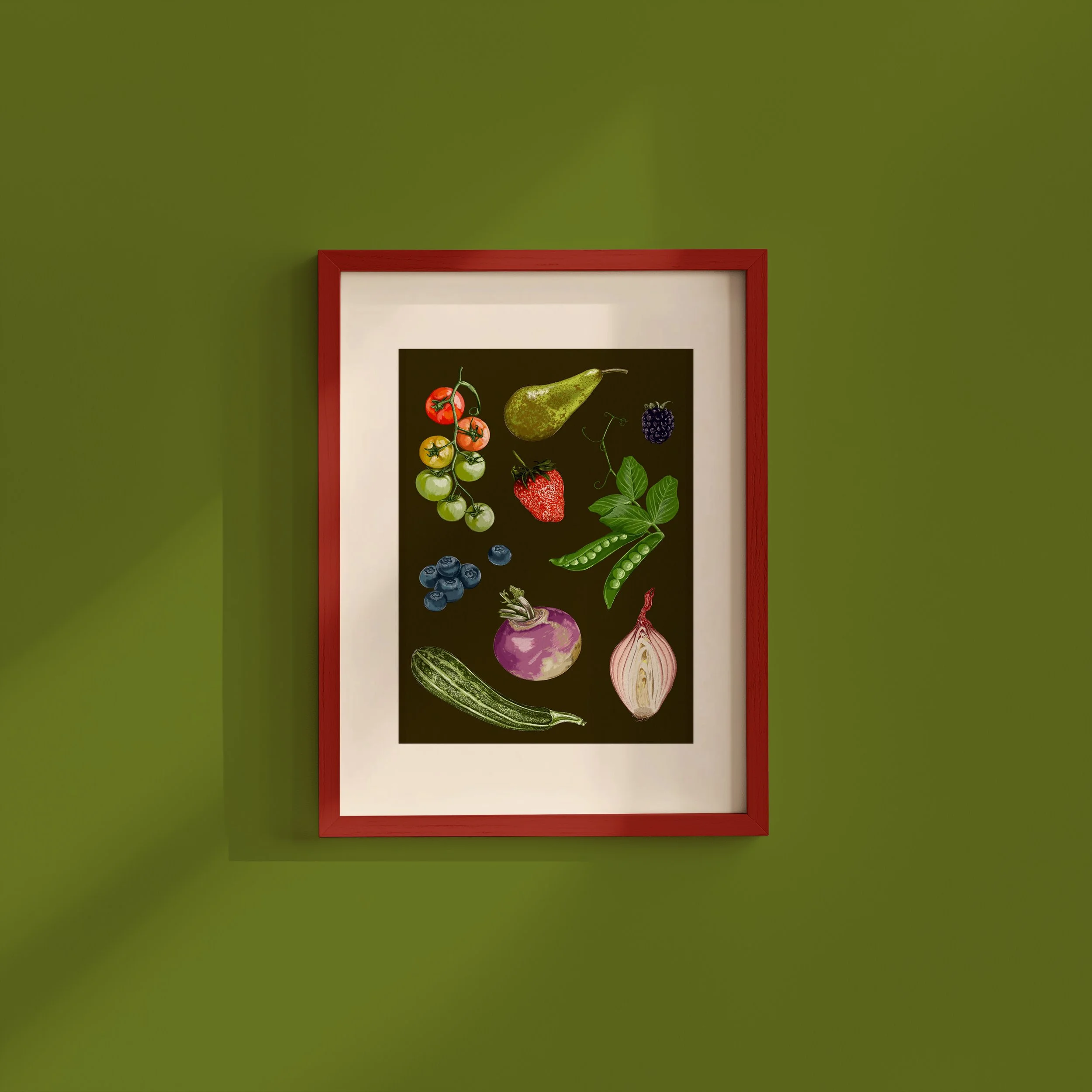 From the garden - Framed Image A4.jpg