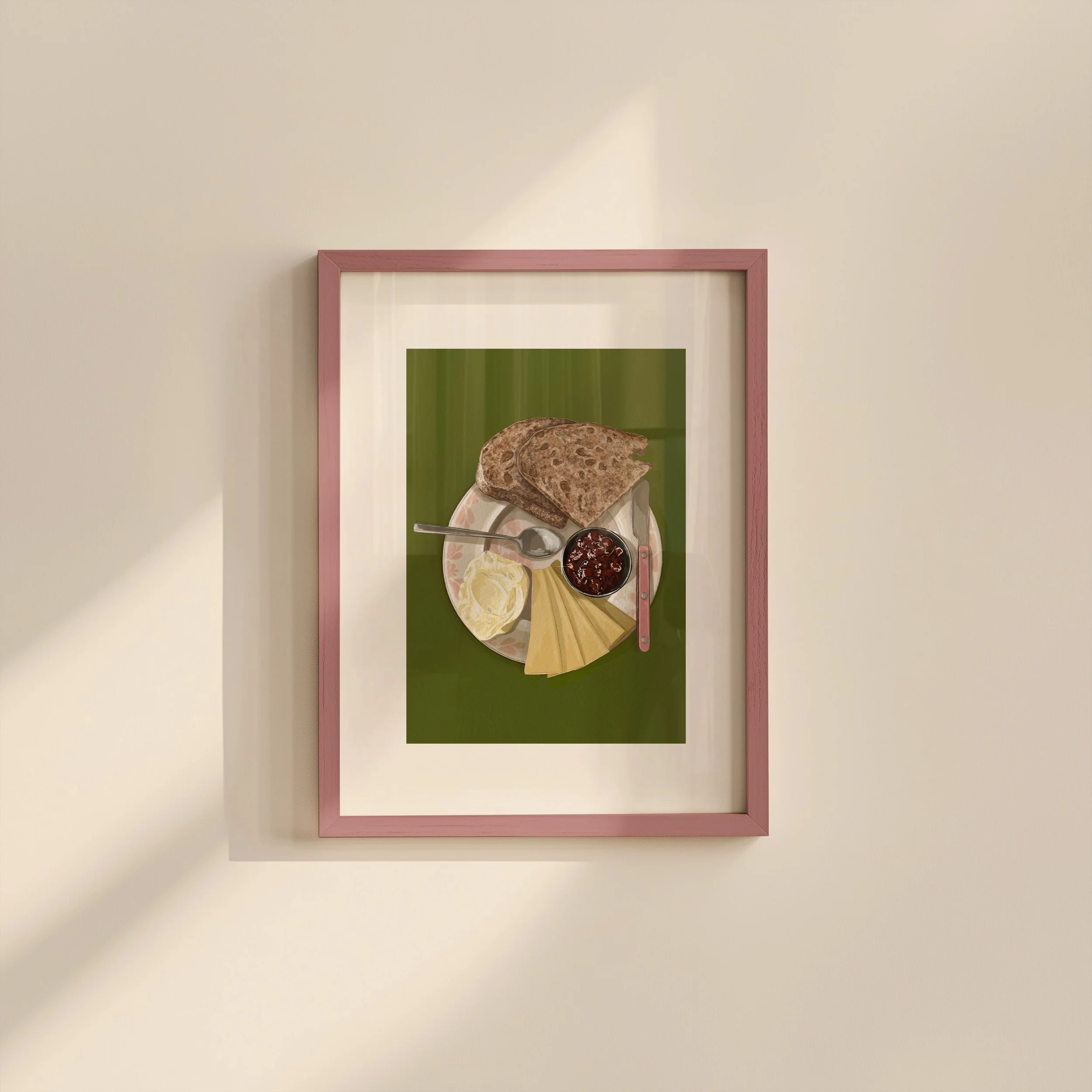Danish Breakfast - Framed Image A4.jpg