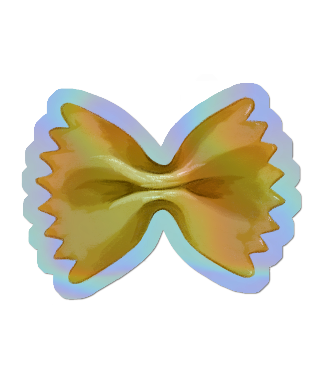 Farfalle - Holographic Sticker.png
