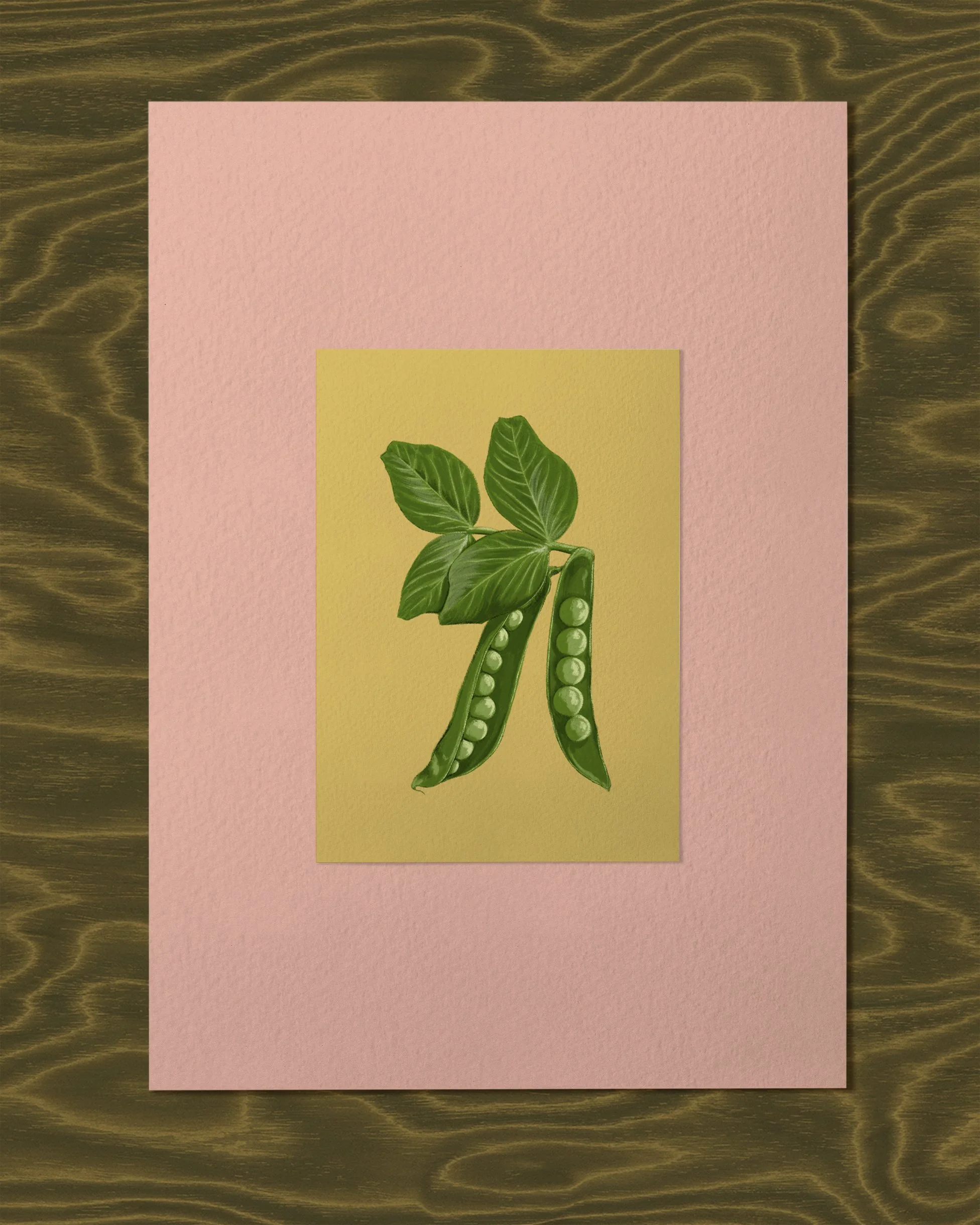 A6 Mounted - Garden Peas.jpg