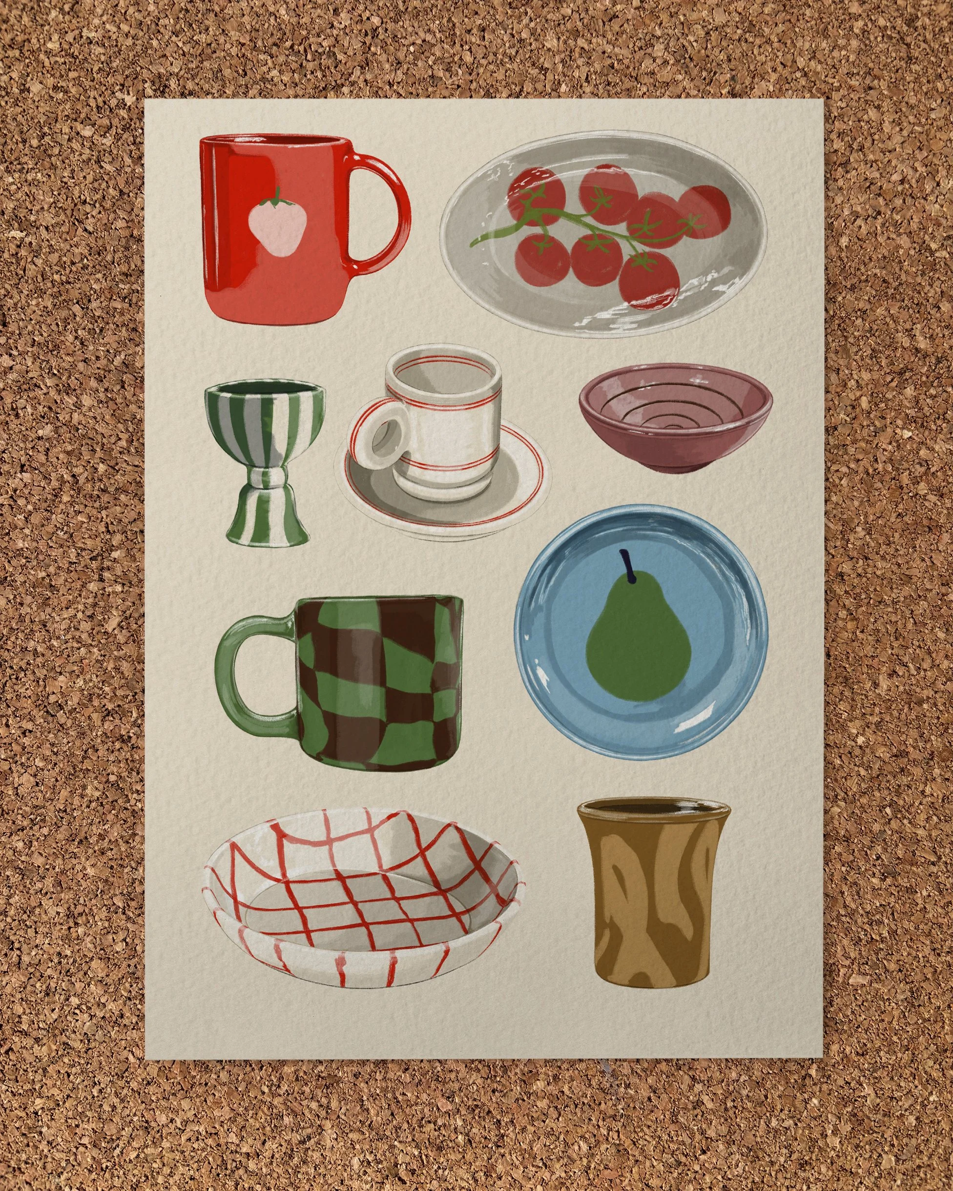 Ceramic Collection - Art Print