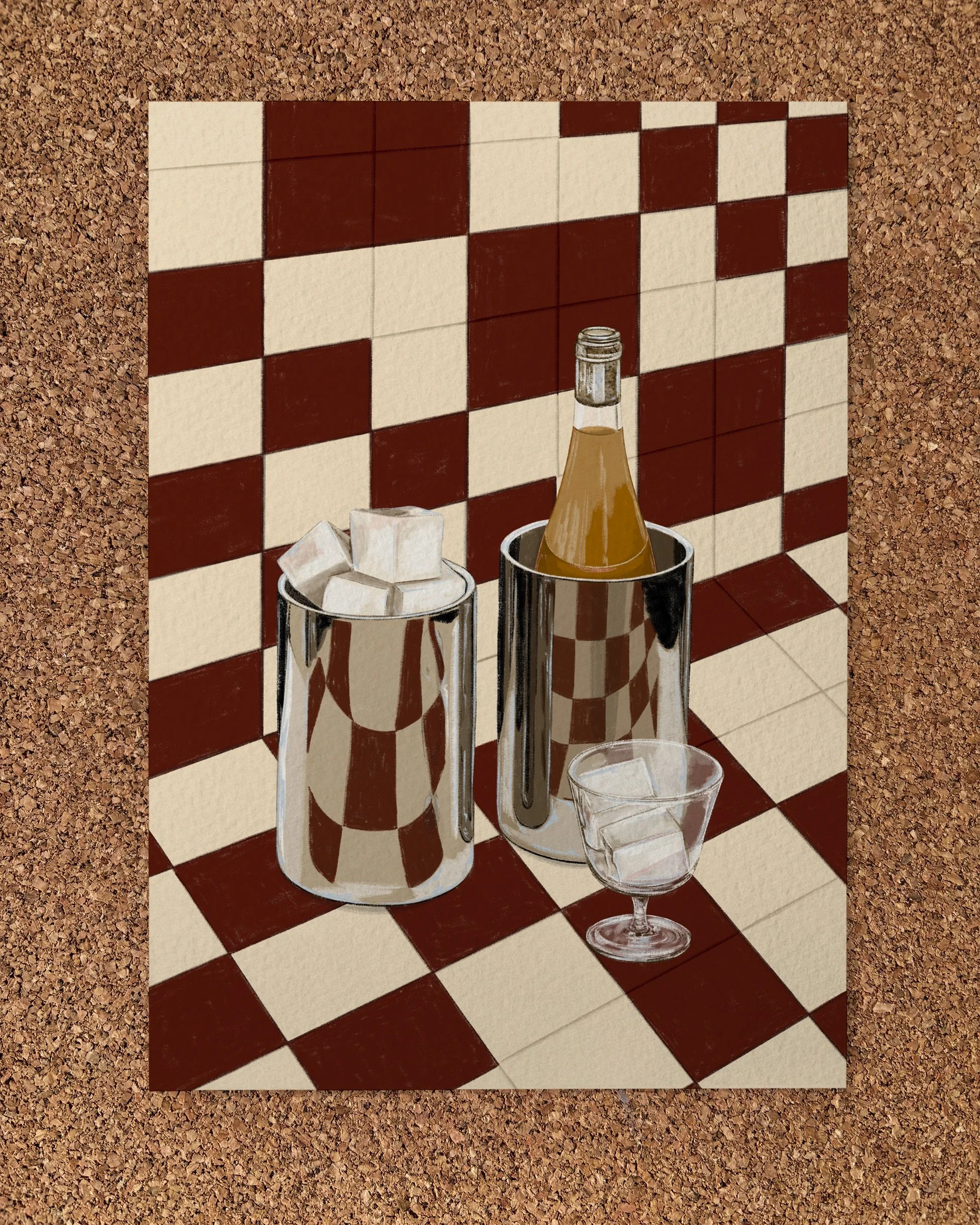 Orange Wine - Art Print