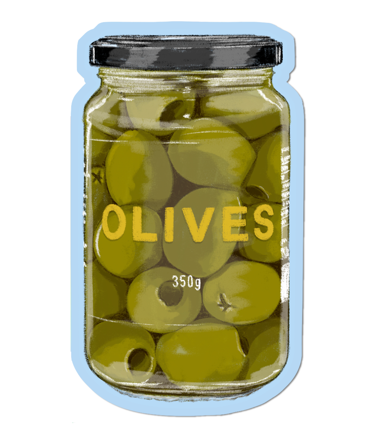 Jarred Olives - Glossy Sticker.png
