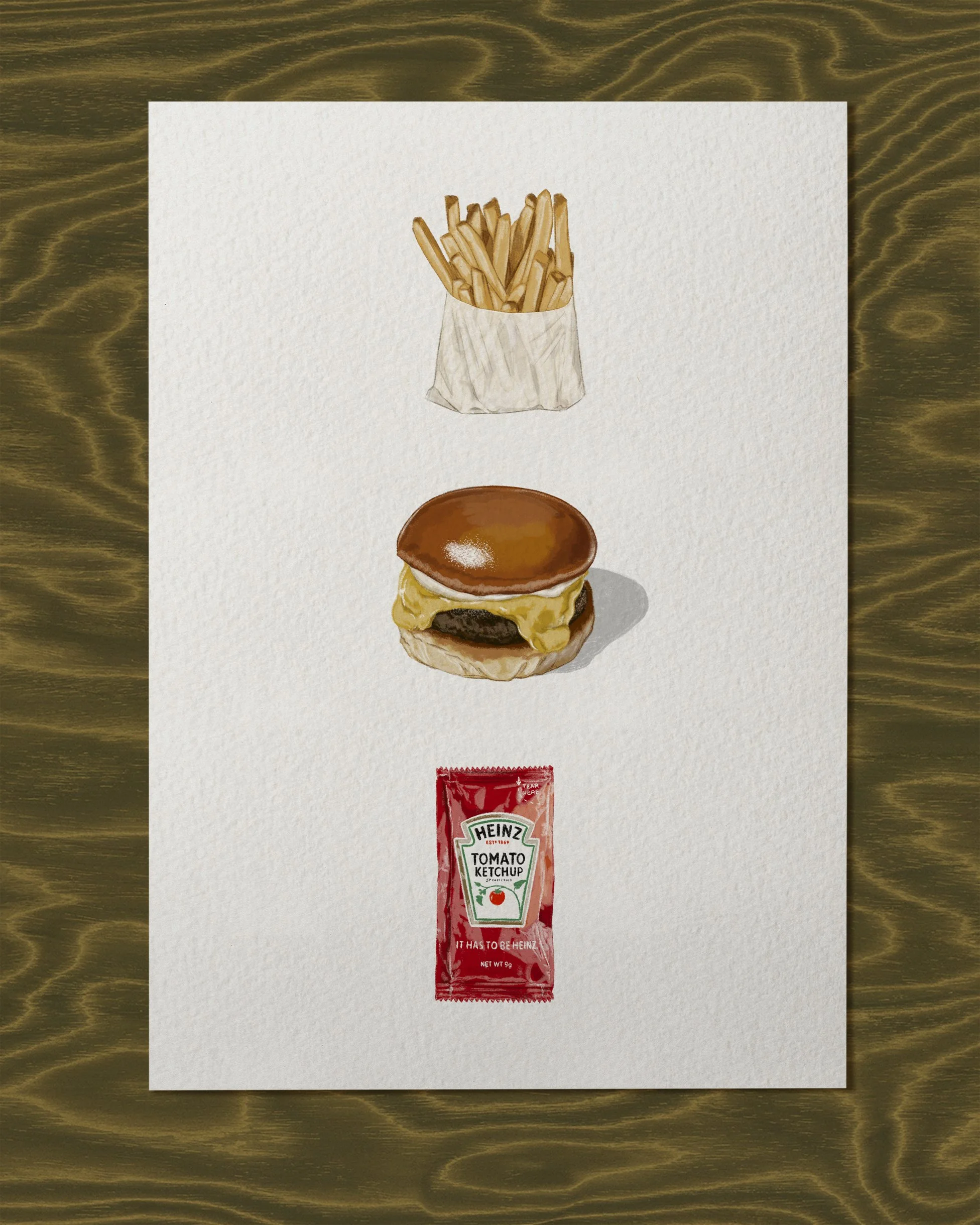 3 Fav Things - Custom Artwork