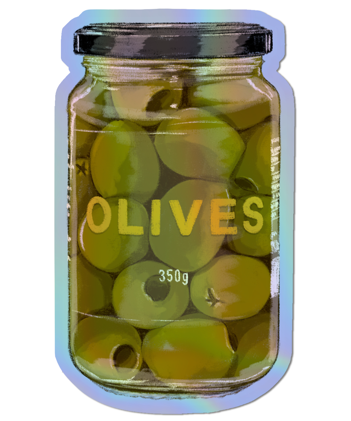 Jarred Olives - Sticker