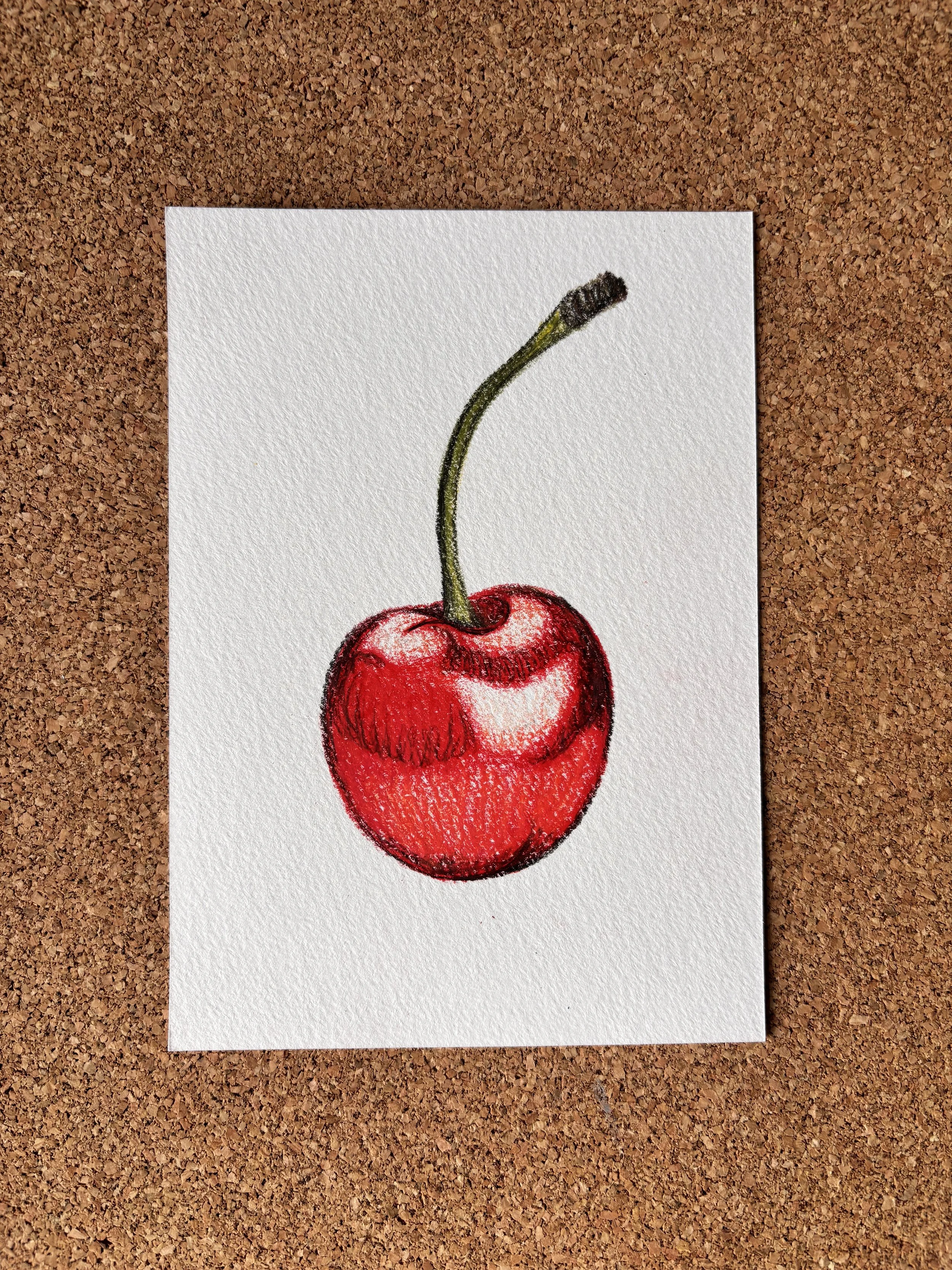 Cherry - A6 Hand-drawn Illustration