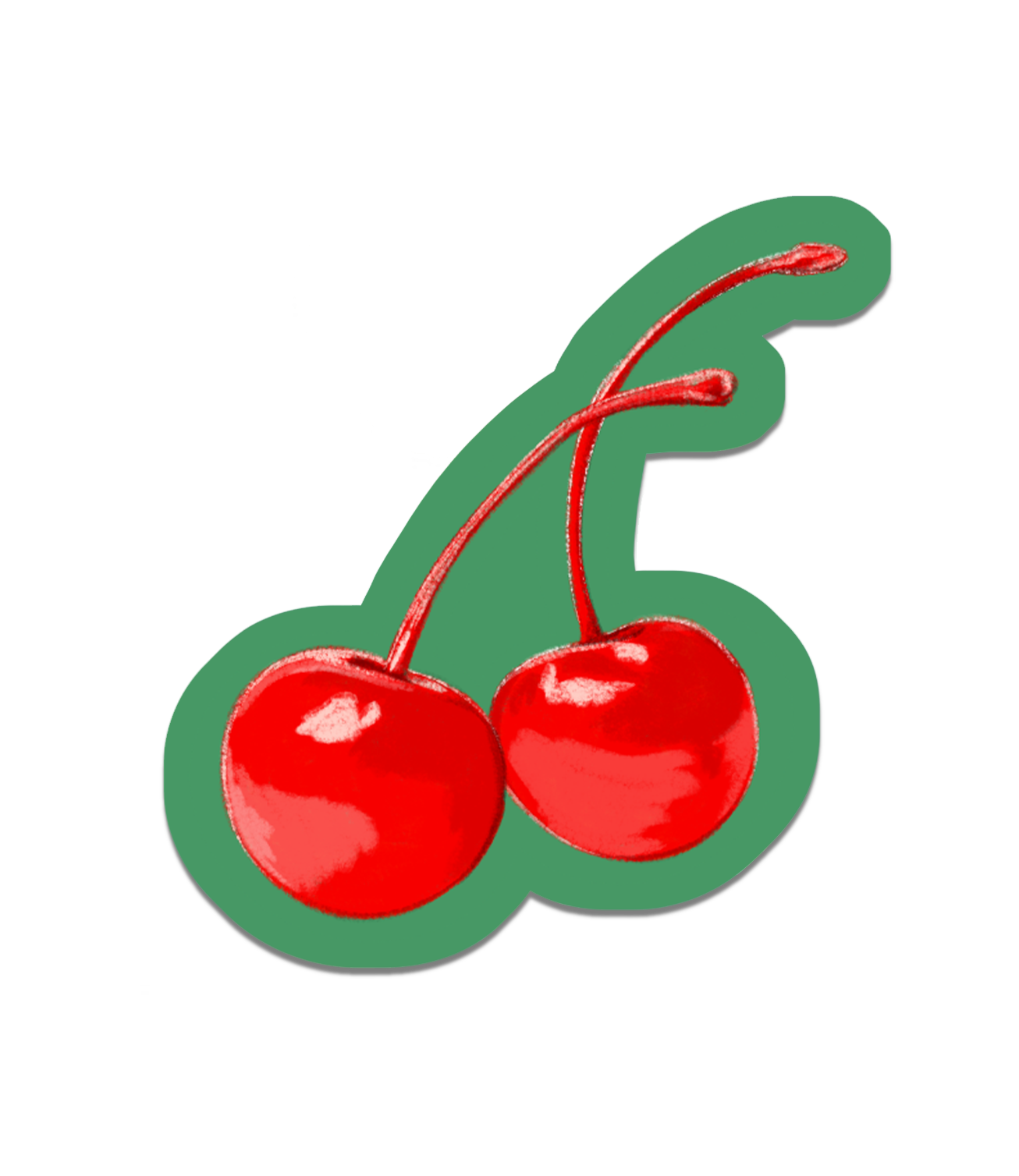 Cherries - Glossy Sticker.png