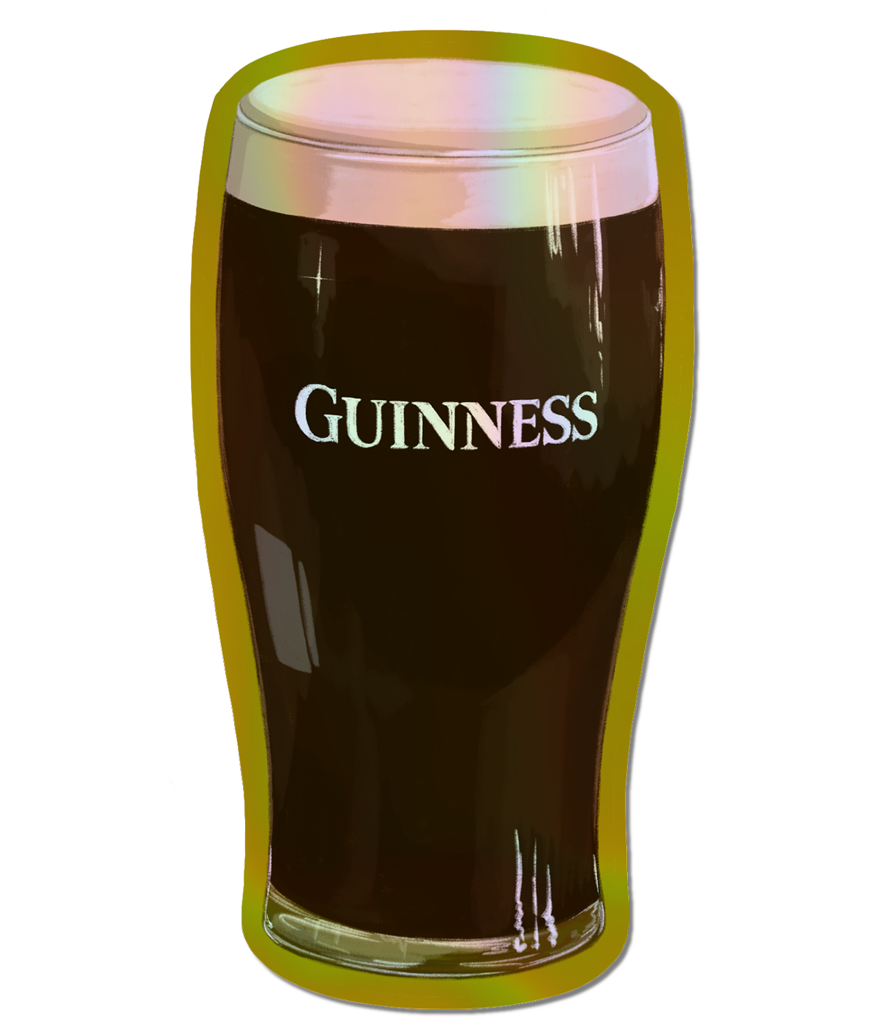 Guinness - Holographic Sticker.png