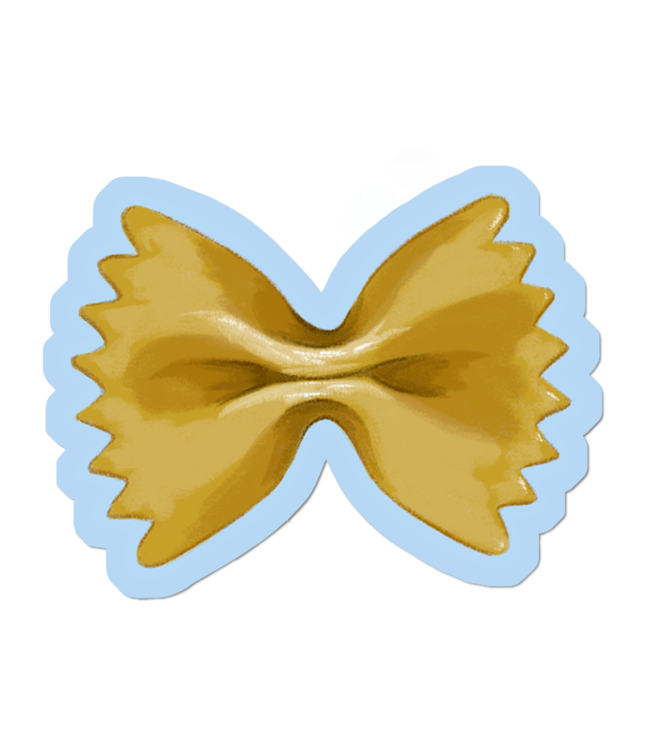 Farfelle - Glossy Sticker.png