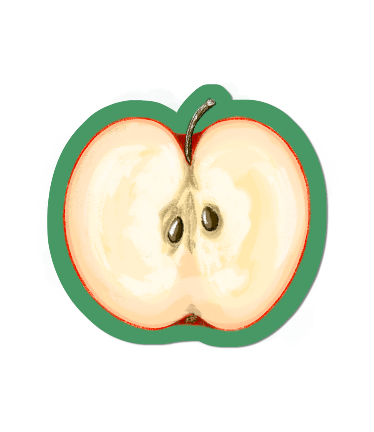 Apple - Glossy Sticker.png