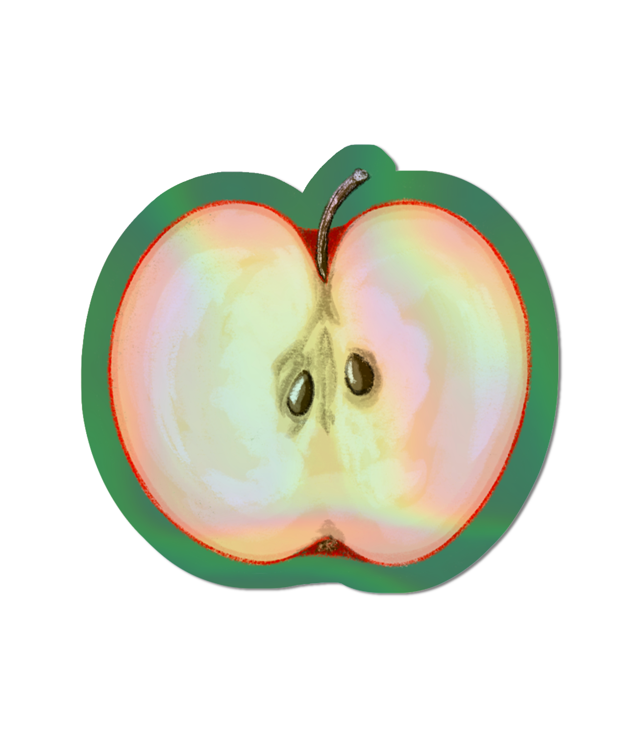 Apple - Holographic Sticker.png