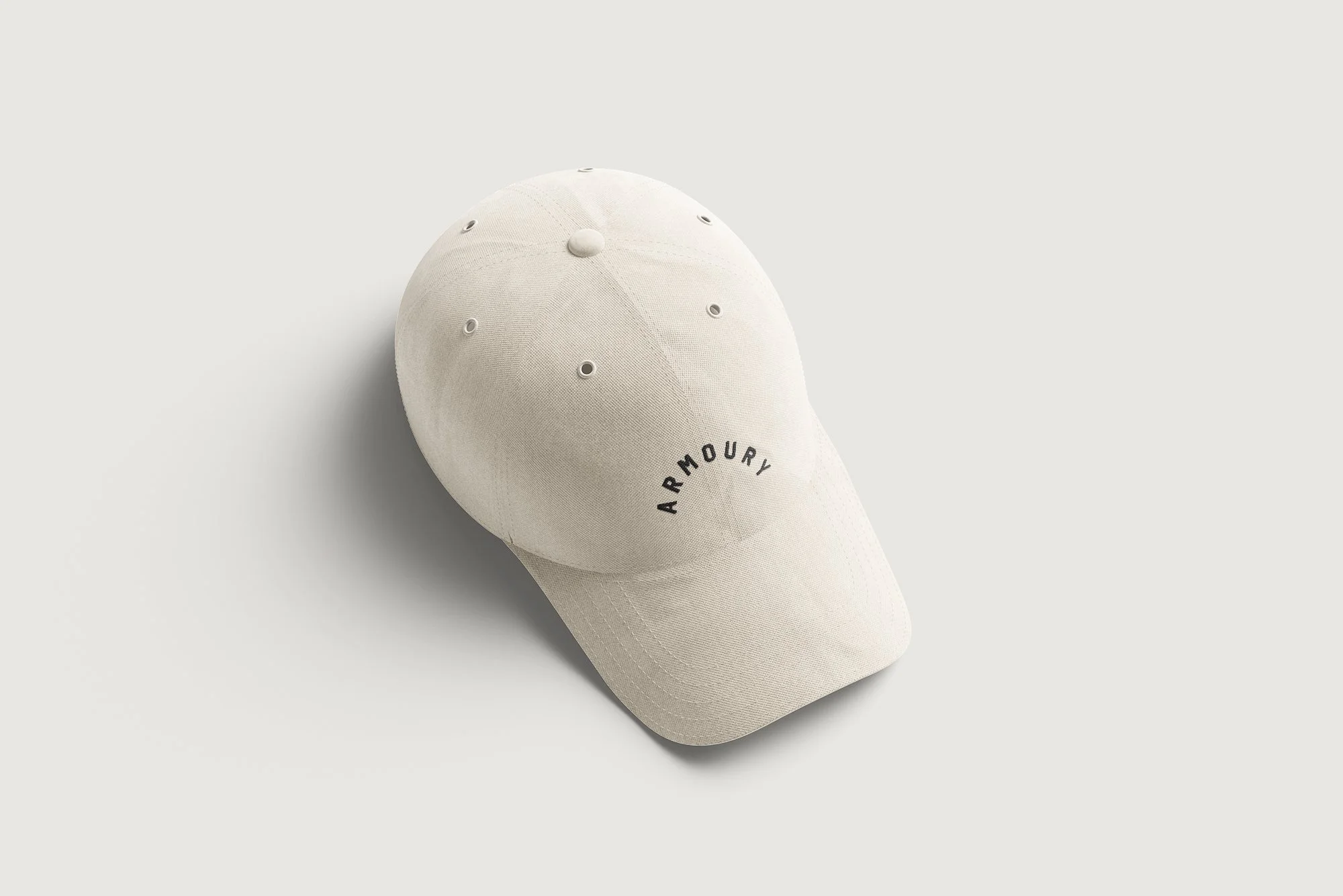 90's Dad Cap - off white
