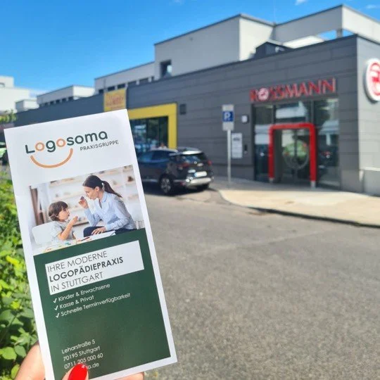 Logosoma Logopädiepraxis Stuttgart Botnang – Eingang am Standort im Laihle
