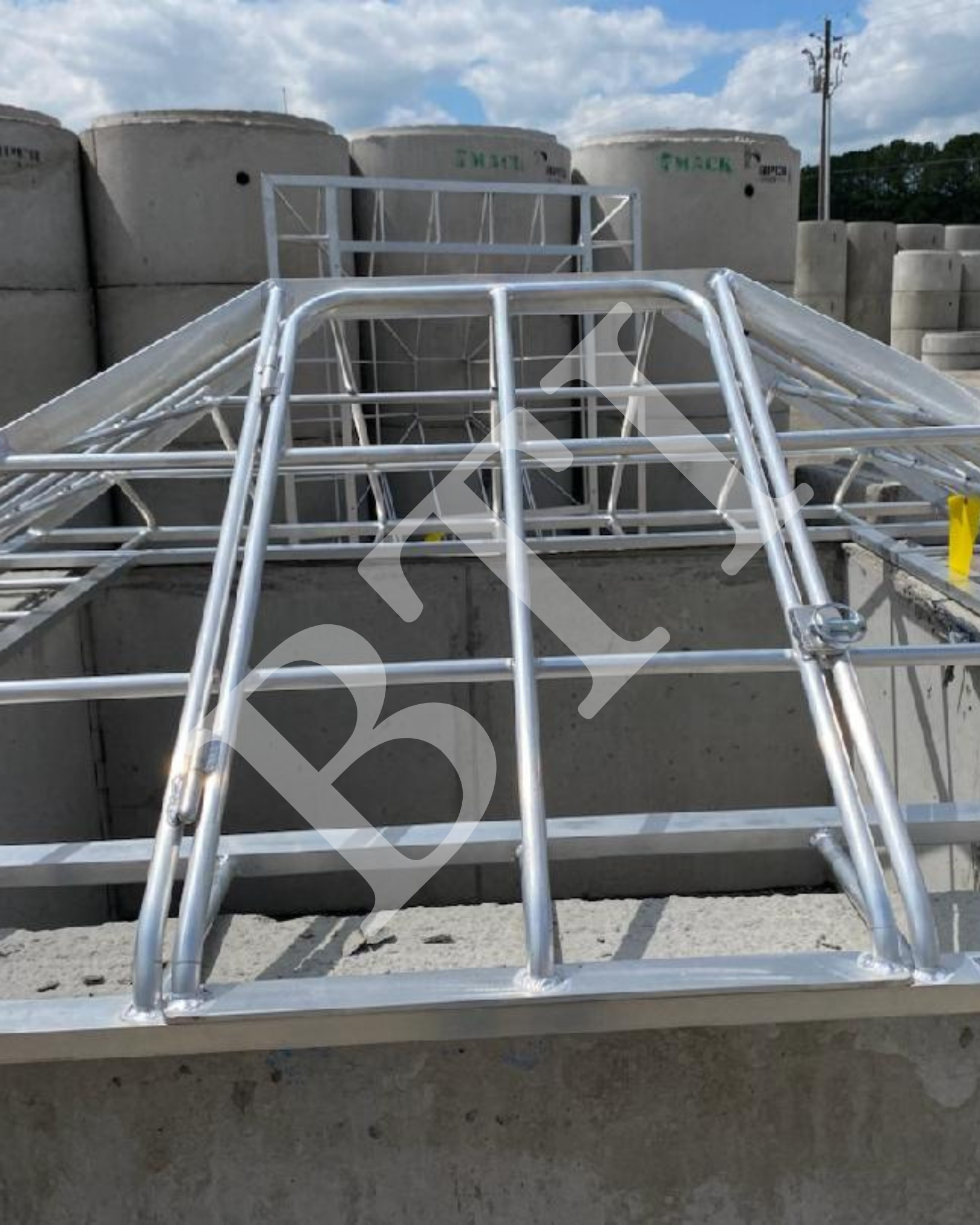 Spillway Riser Trash Rack BTI Stormwater - Innovative Concepts & Solutions