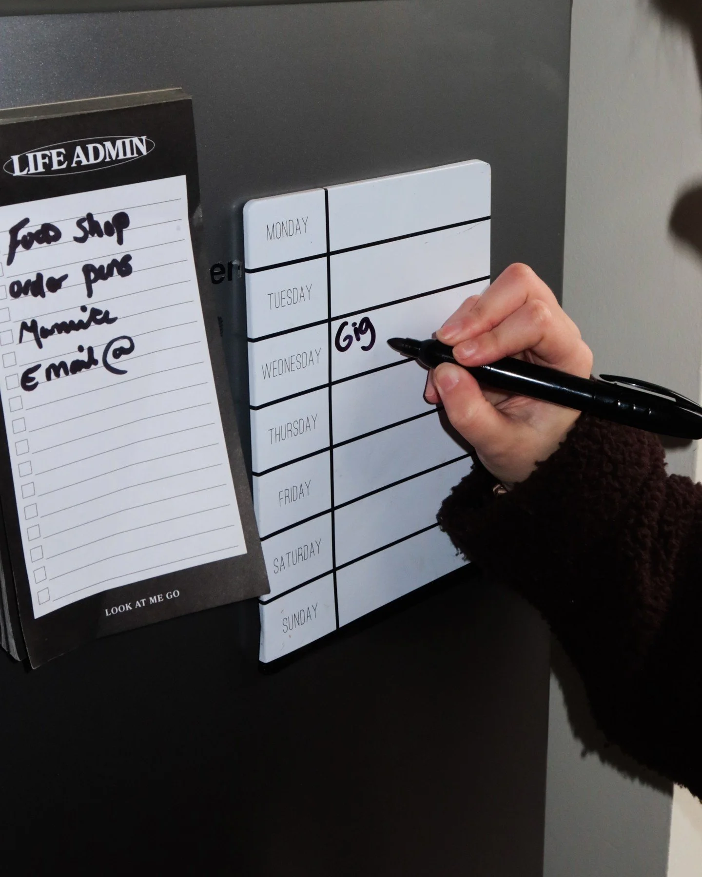 Big plans.
Cold cans. 👀