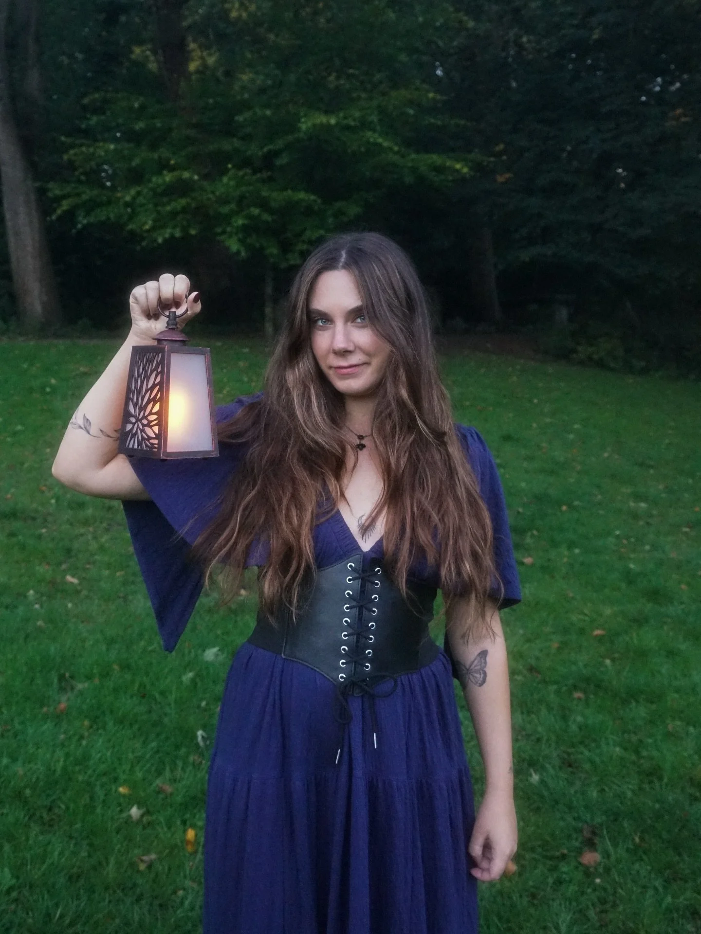 ✨ When the veil is thin and the lanterns glow, may your spirit wander freely through the magic of the in-between.
Happy Hallows&rsquo; Eve, my witches 🌙🕯️

#witch #hallowseve #halloween