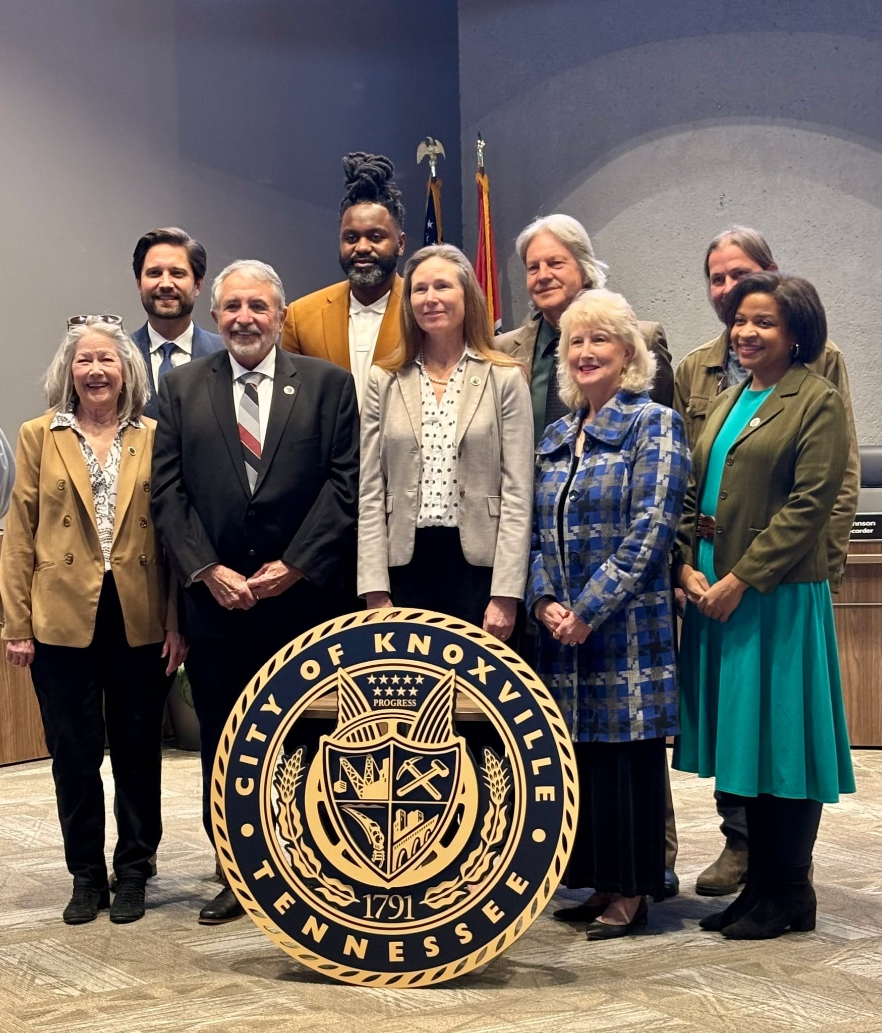 Excited to get to work for Knoxville! 💙

Last night&rsquo;s first City Council meeting was a great start, and I&rsquo;m honored to serve our community alongside my fellow Council Members.

Our guiding message still stands strong: Plan Smart to Grow 