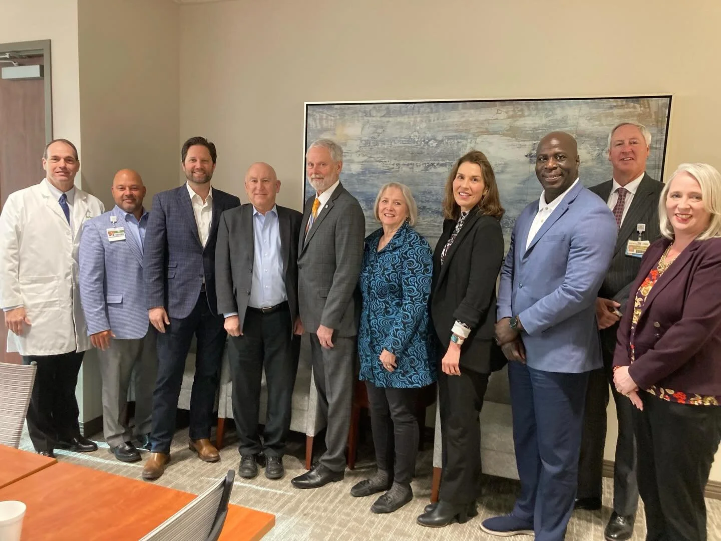 Great morning at the Tennova Healthcare Legislative Breakfast ☕️

Really appreciated hearing from Tony Benton, CEO of @tennovaturkeycreek, about the growing healthcare needs in Knoxville. As our city continues to grow, making sure we have access to h