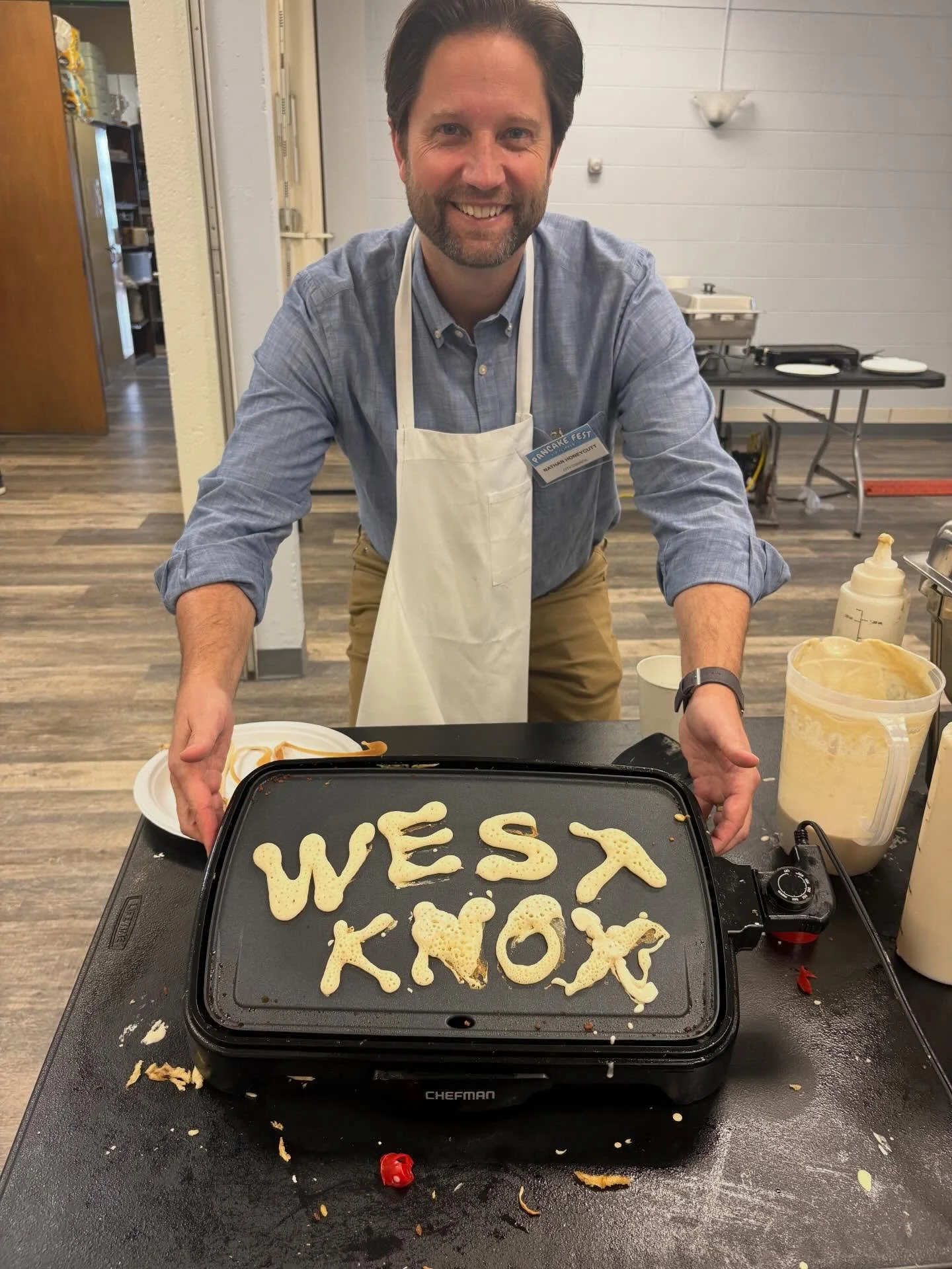 Flipping pancakes and serving up community at the O&rsquo;Connor Senior Center 🥞

The Pancake Fest is one of those simple, special Knoxville traditions. Good food, great people, and all for a great cause.

Grateful to be part of it.

#knoxville #com