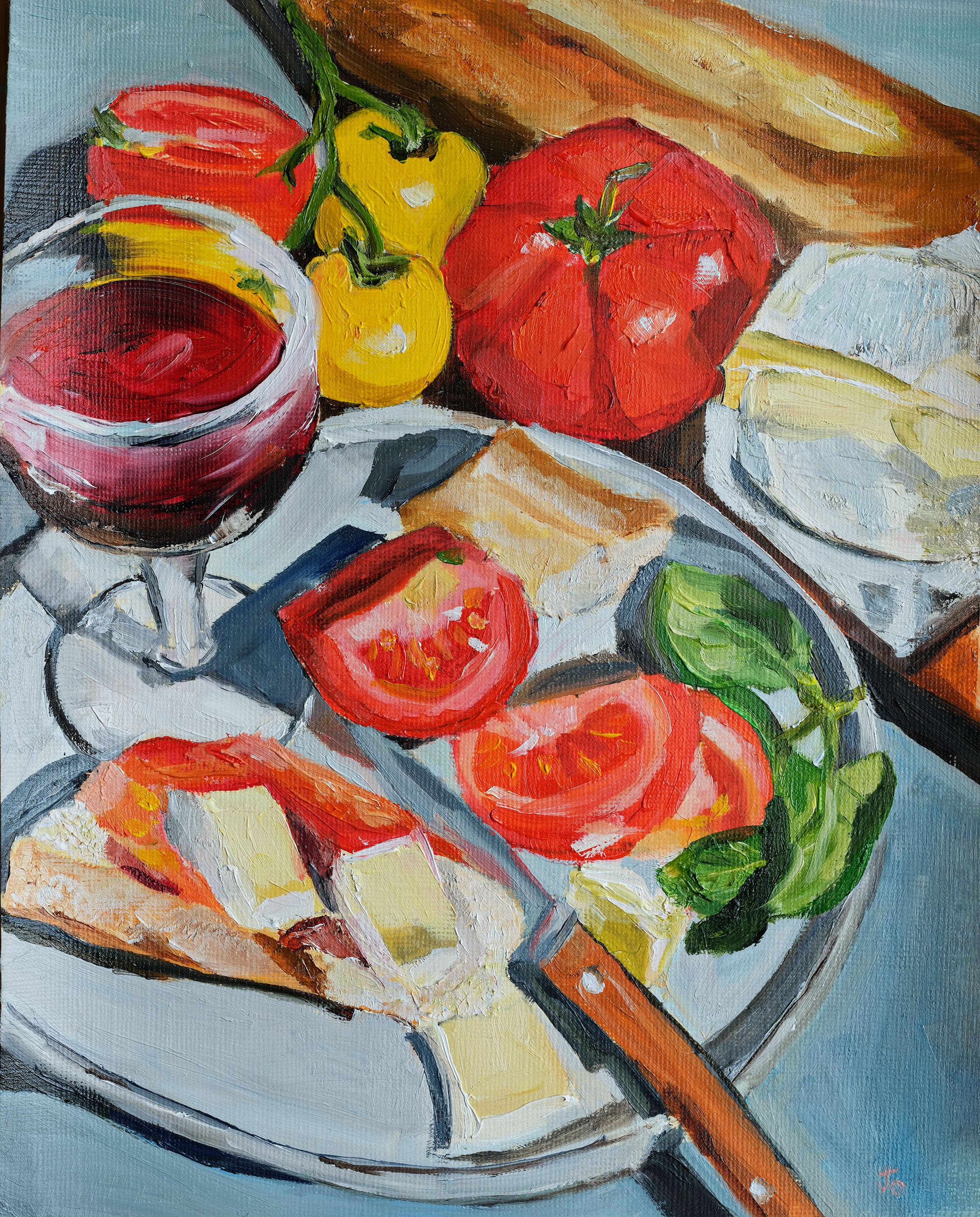 Summer lunch Oil on canvas (currently not available)