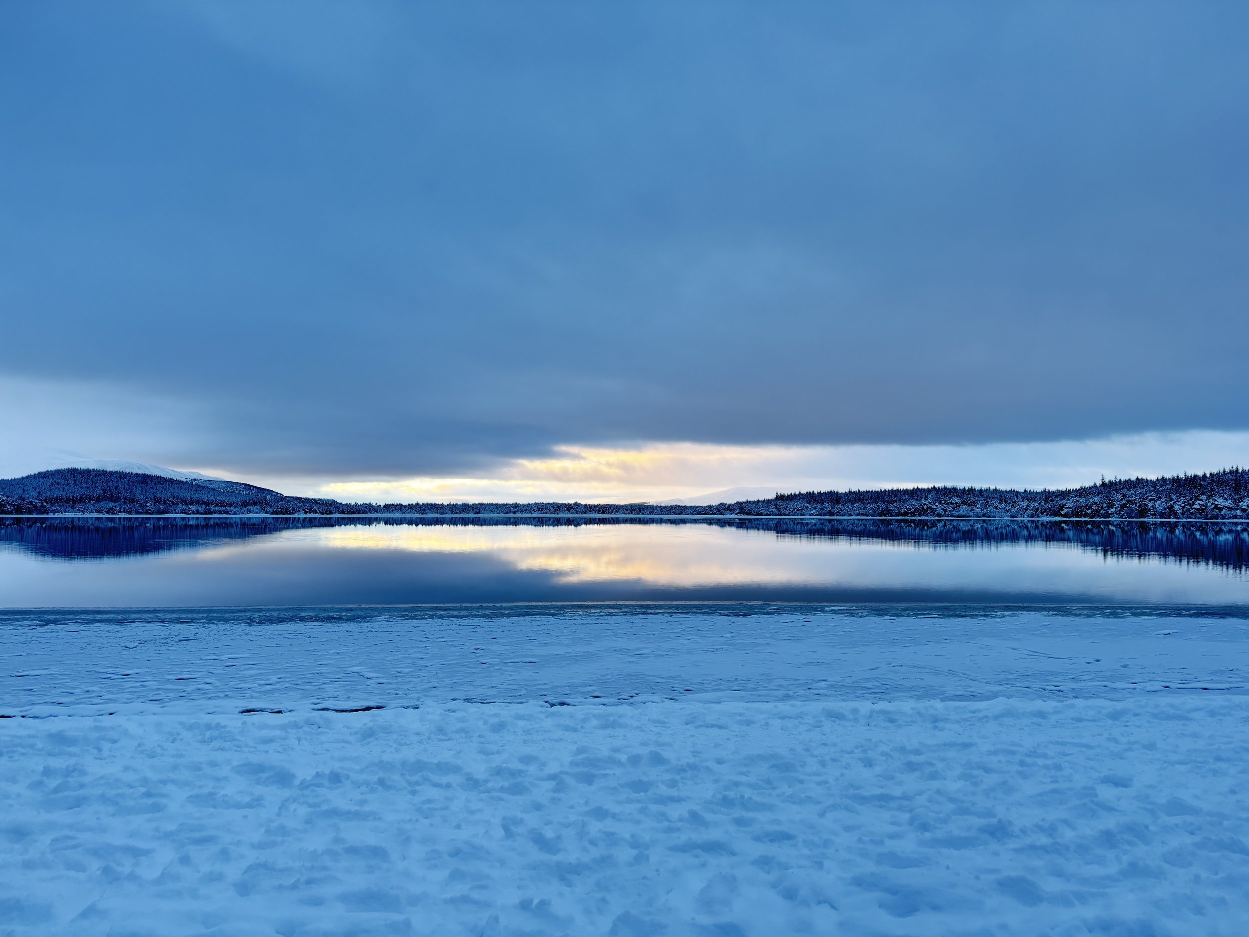 Winter Sunset, Loch Morlich, Scotland