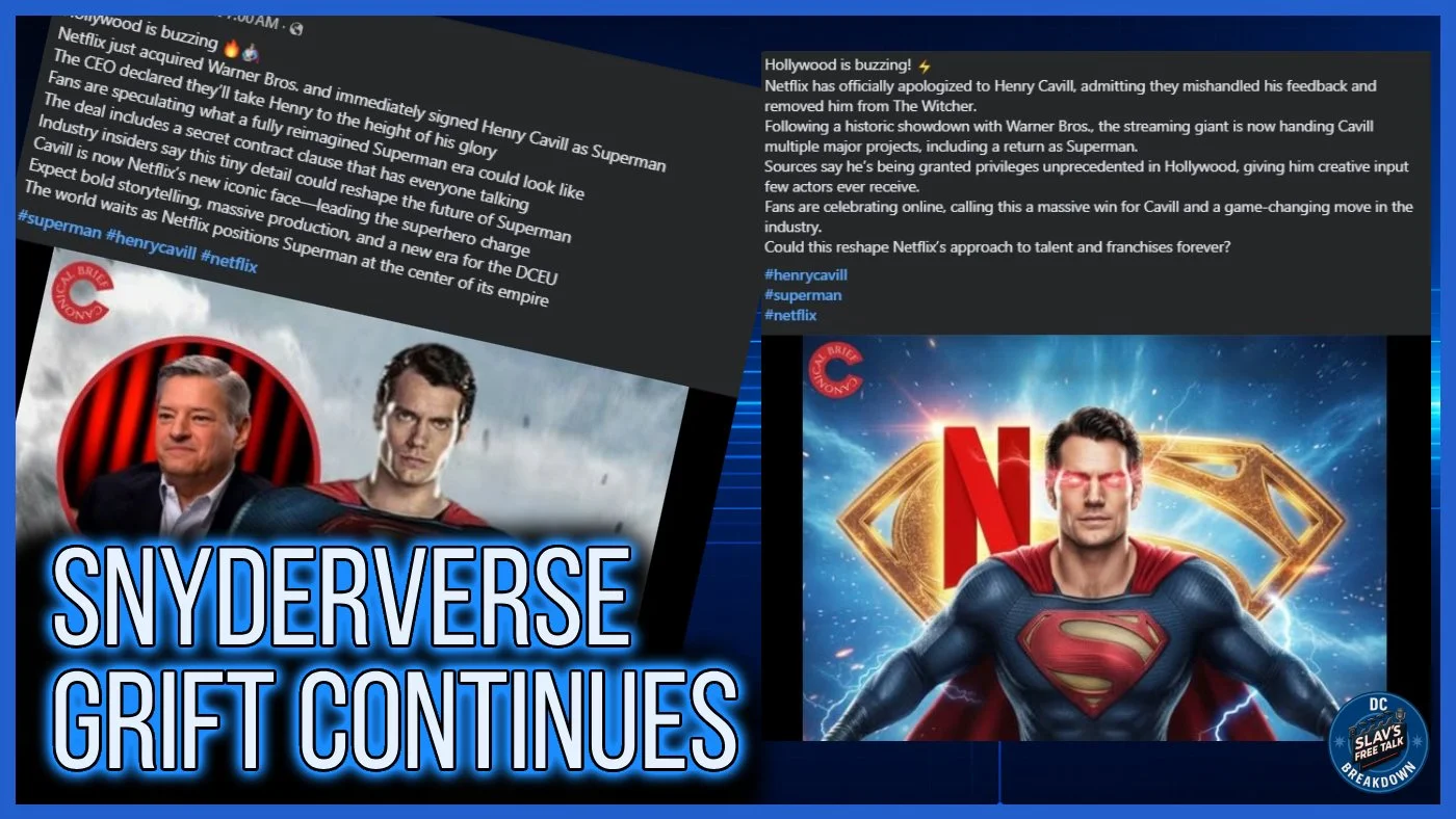 The Netflix Superman Lie and the SnyderVerse Grift