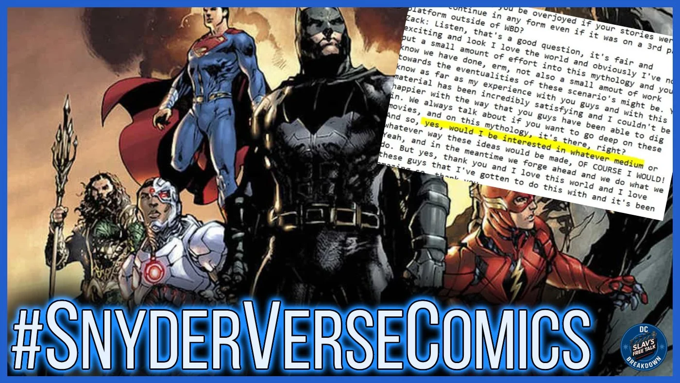 The SnyderVerse | and Why Comics Might Be the Smartest Path Forward