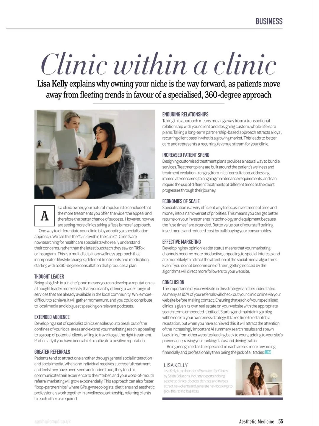 The "Clinic within a Clinic" Model