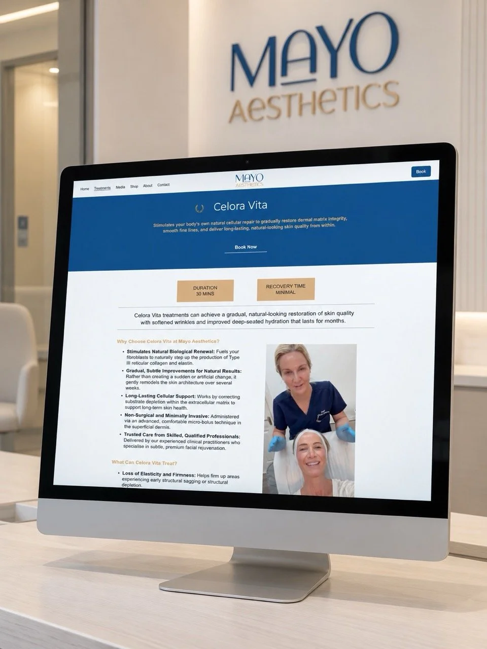 Mayo Aesthetics Celora Vita Clinic Display Large.jpeg