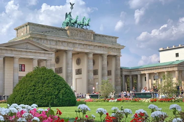 The Brandenburg Gate in Berlin