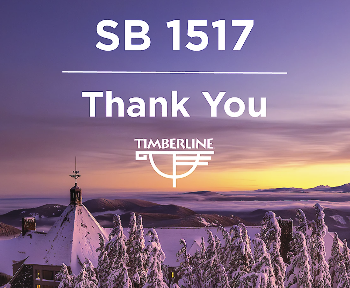 Timberline Applauds Collaborative Effort That Made SB1517 Liability Waiver Reform Law