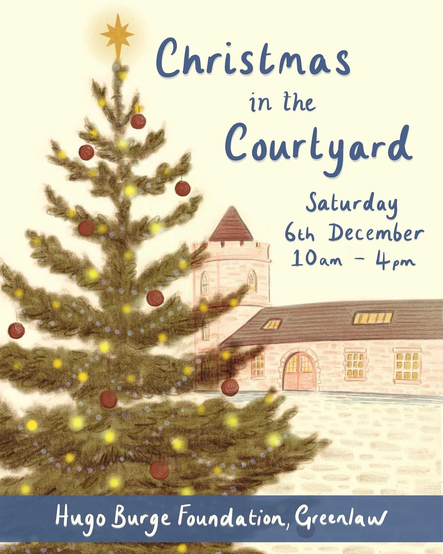 Join us for a festive get-together in the courtyard! The resident artists of the @hugoburgefoundation studios will be joined by some special local makers to present new work and gift inspiration, whilst there&rsquo;s activities, music and sweet treat